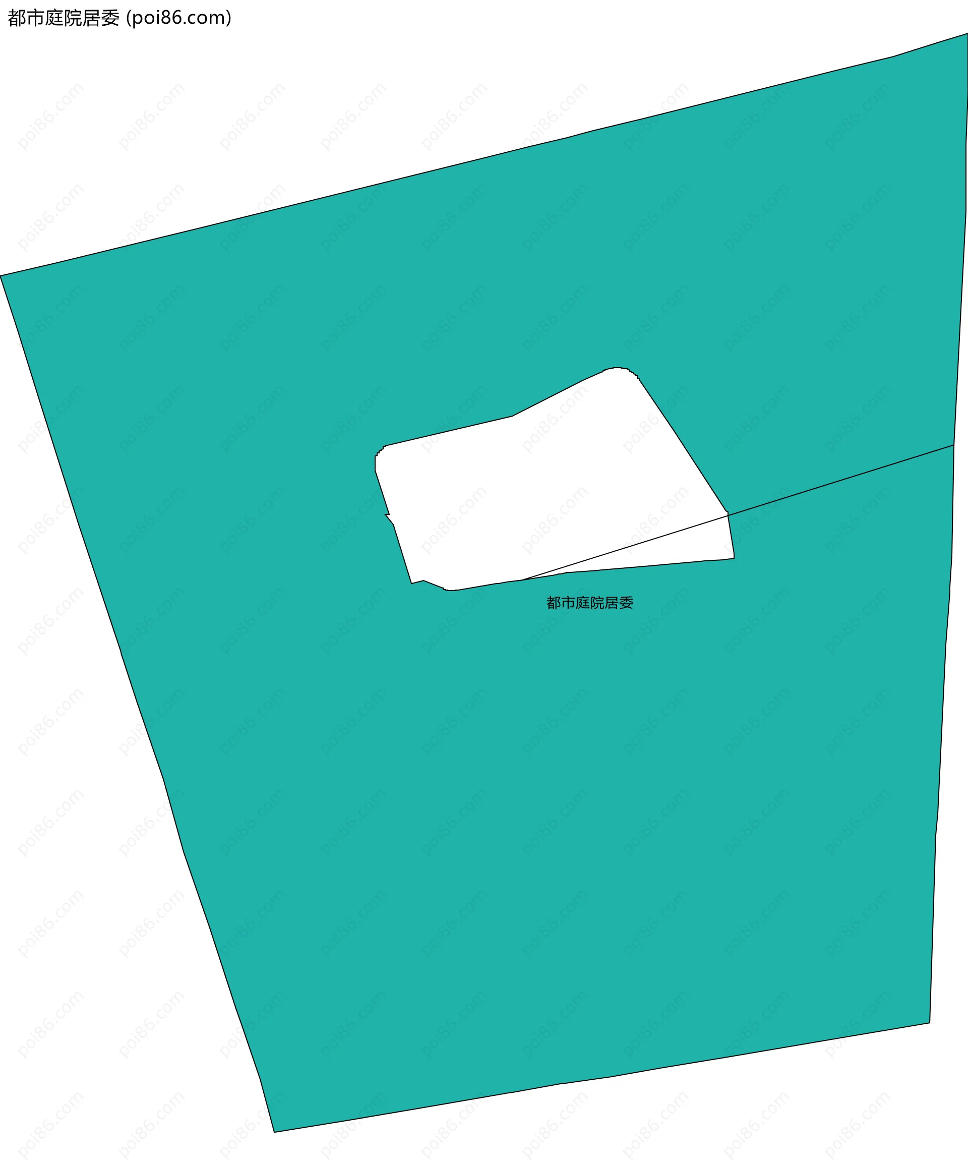 都市庭院居委边界地图