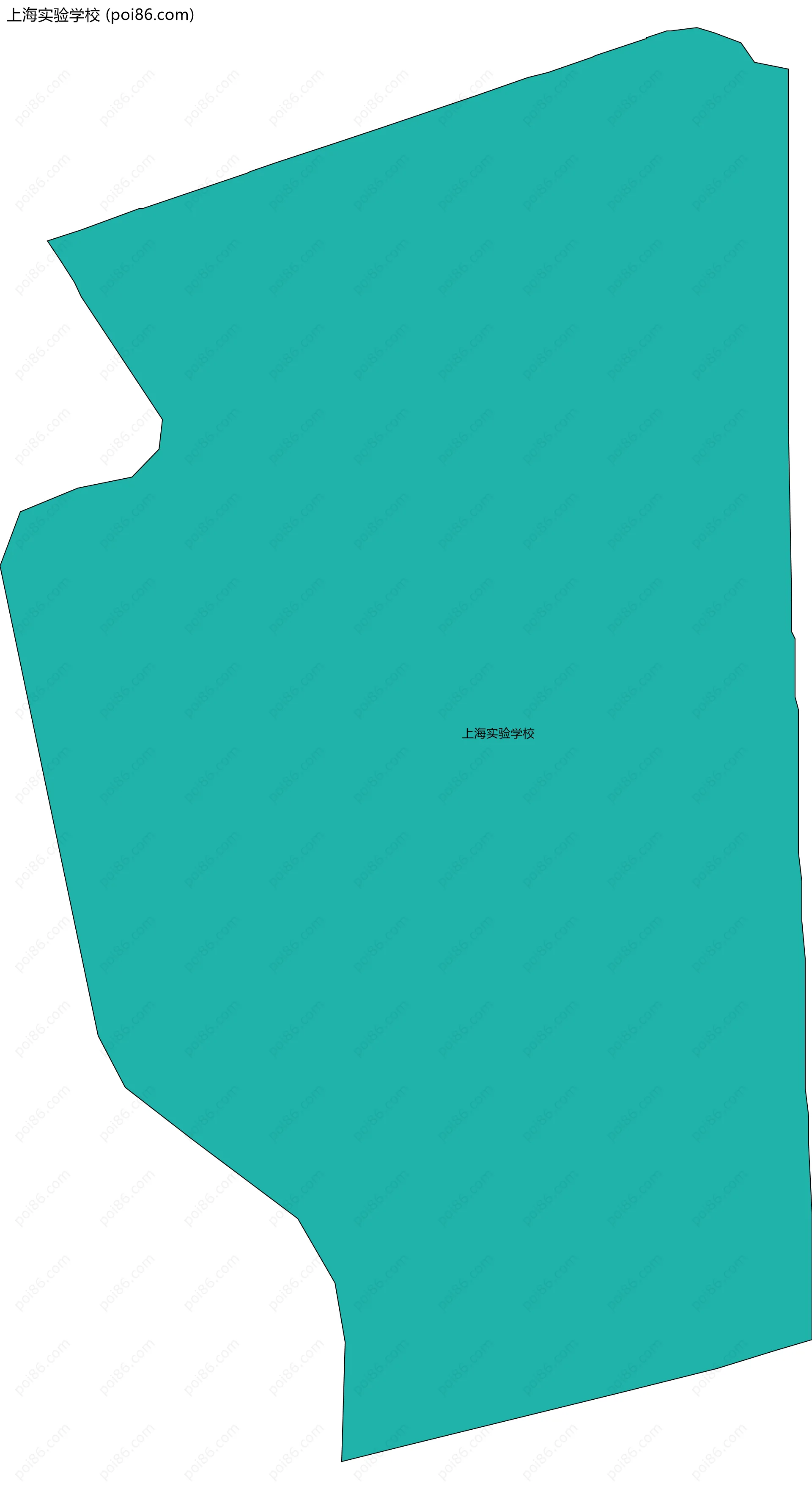 上海实验学校边界地图