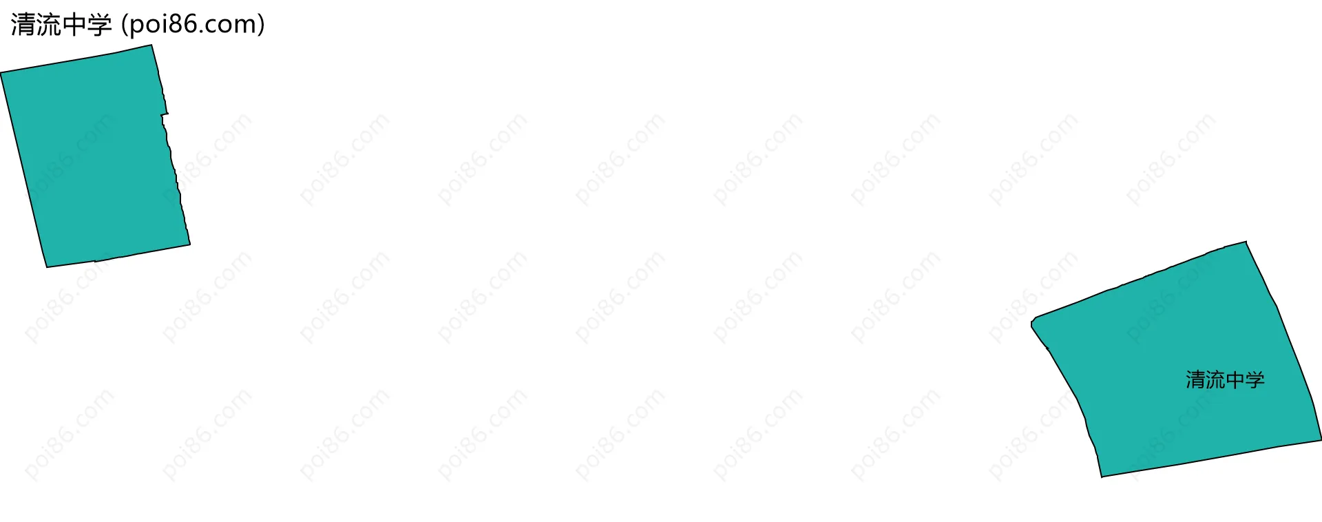 清流中学边界地图