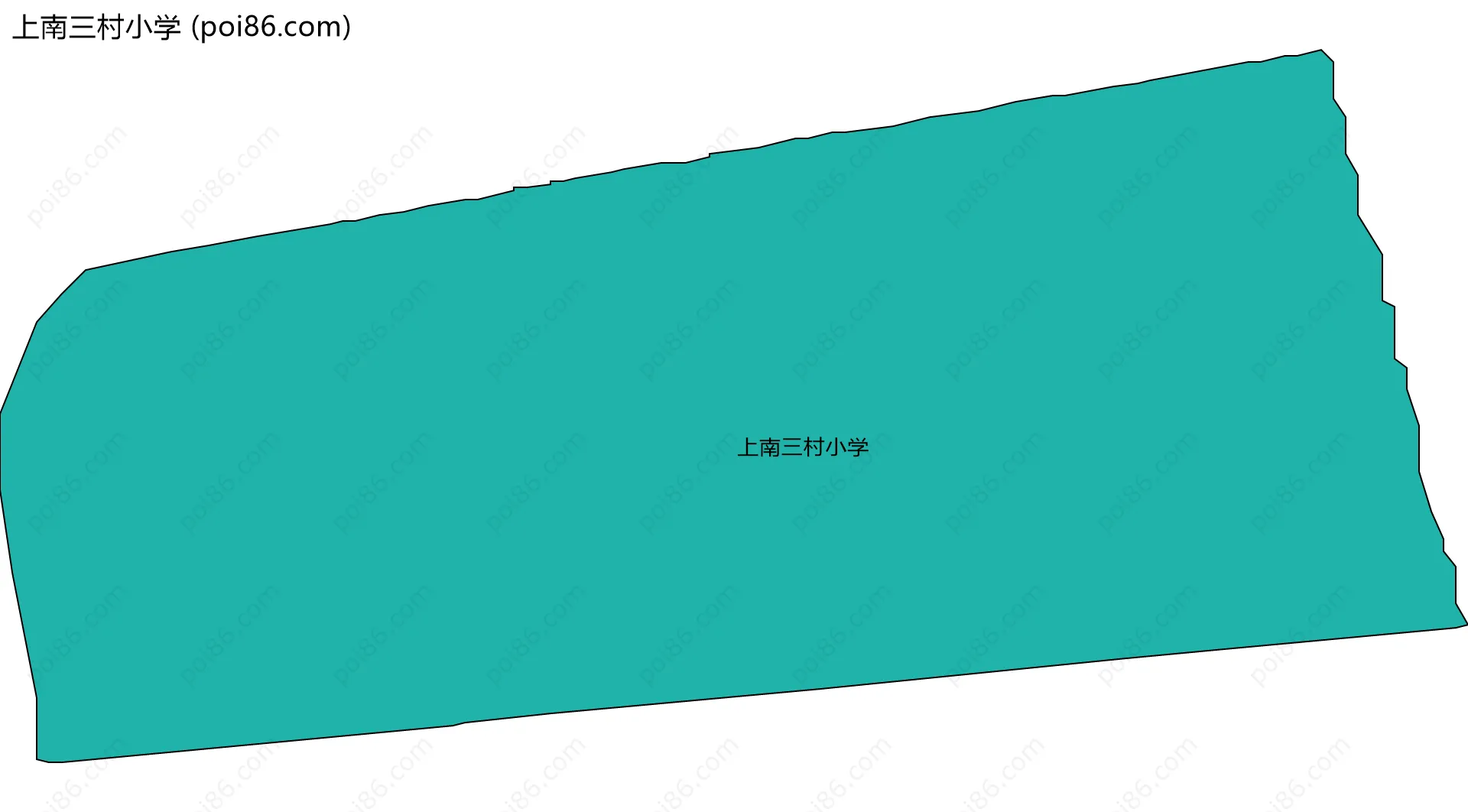 上南三村小学边界地图