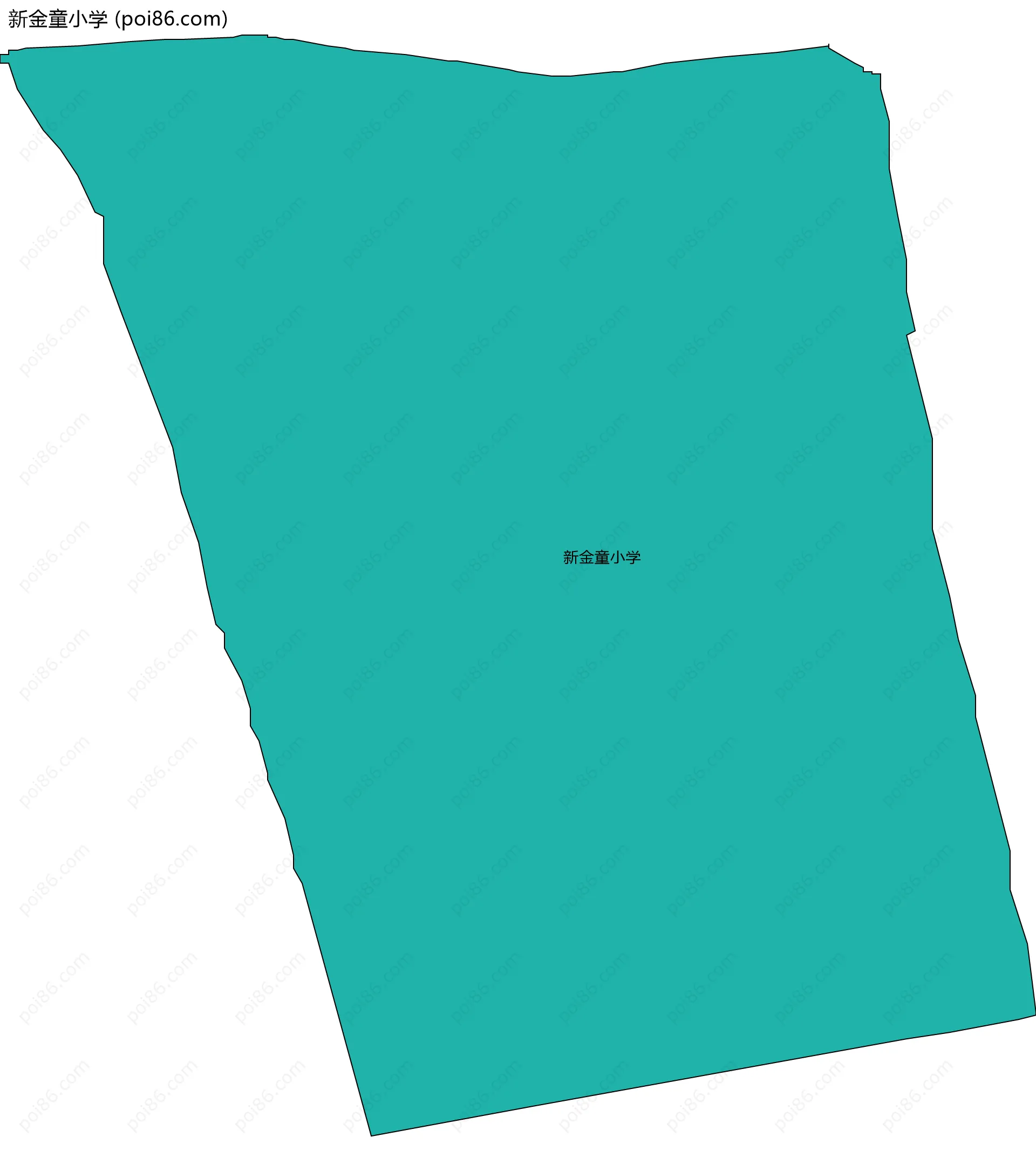 新金童小学边界地图