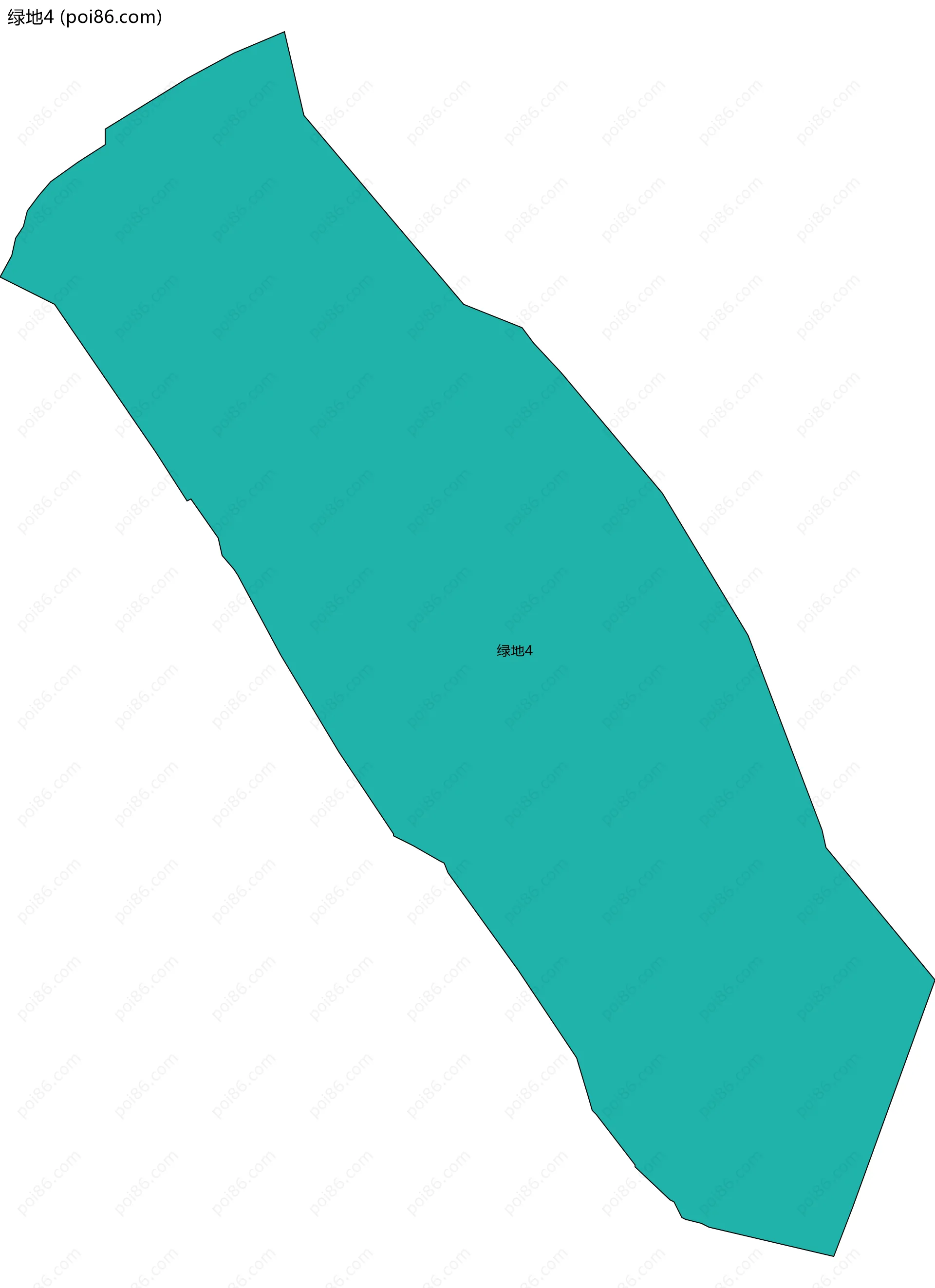 绿地4边界地图