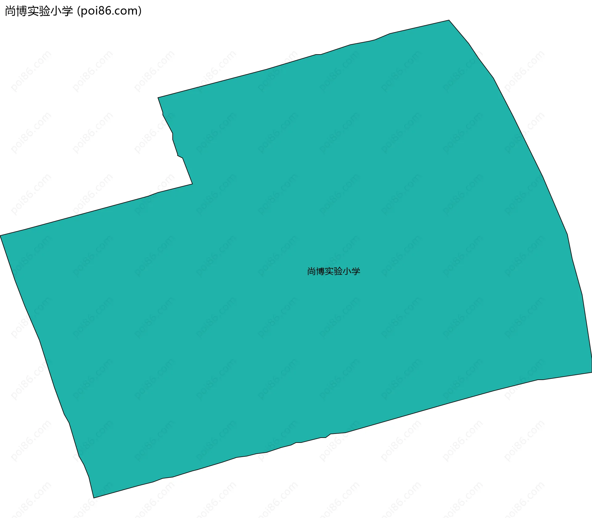 尚博实验小学边界地图