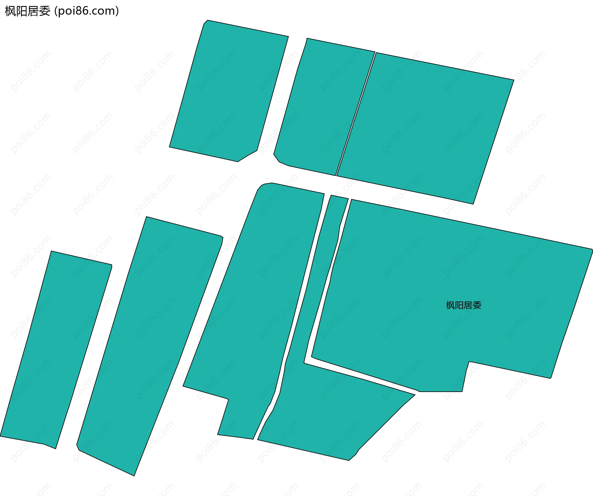 枫阳居委边界地图
