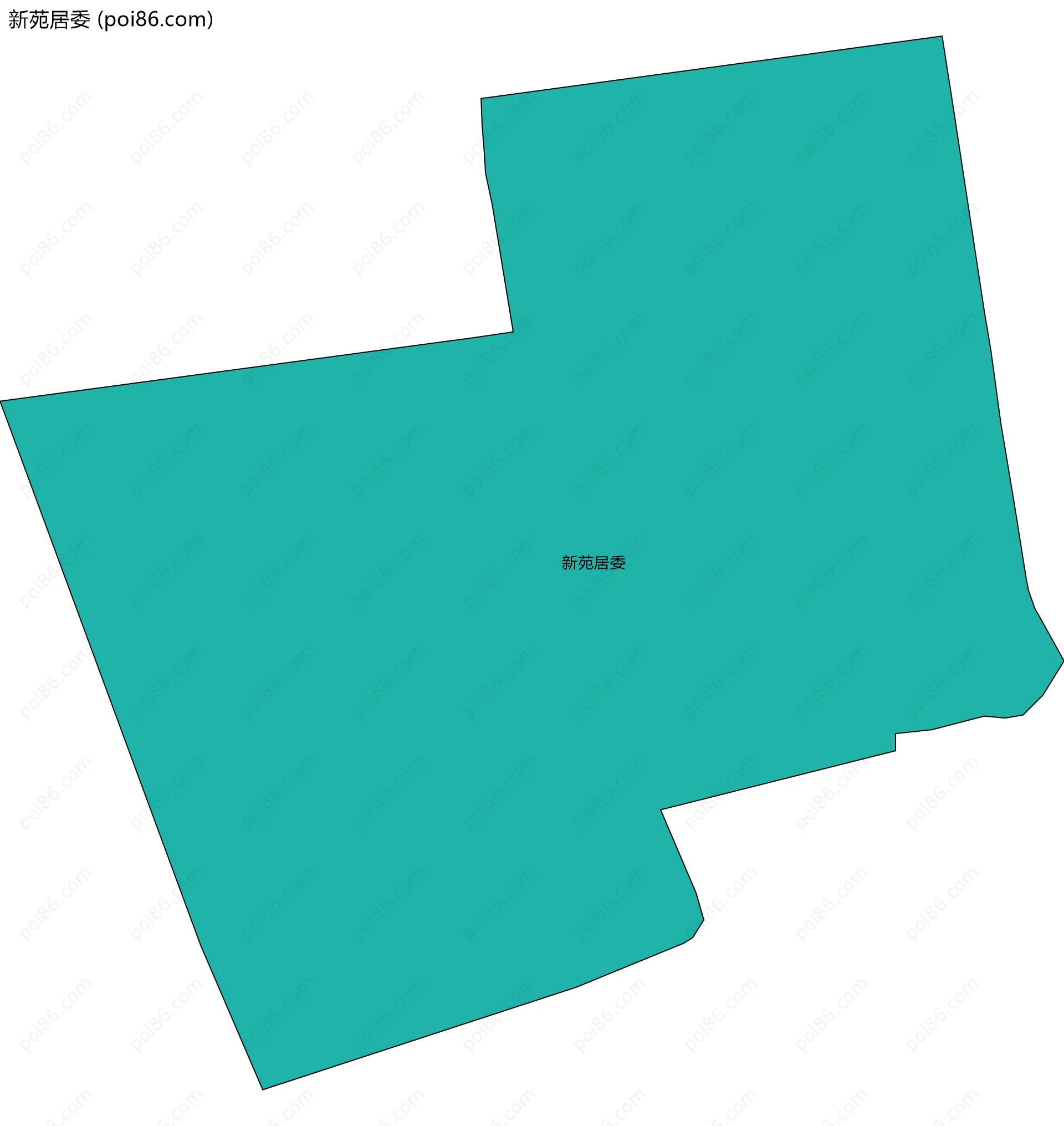 新苑居委边界地图