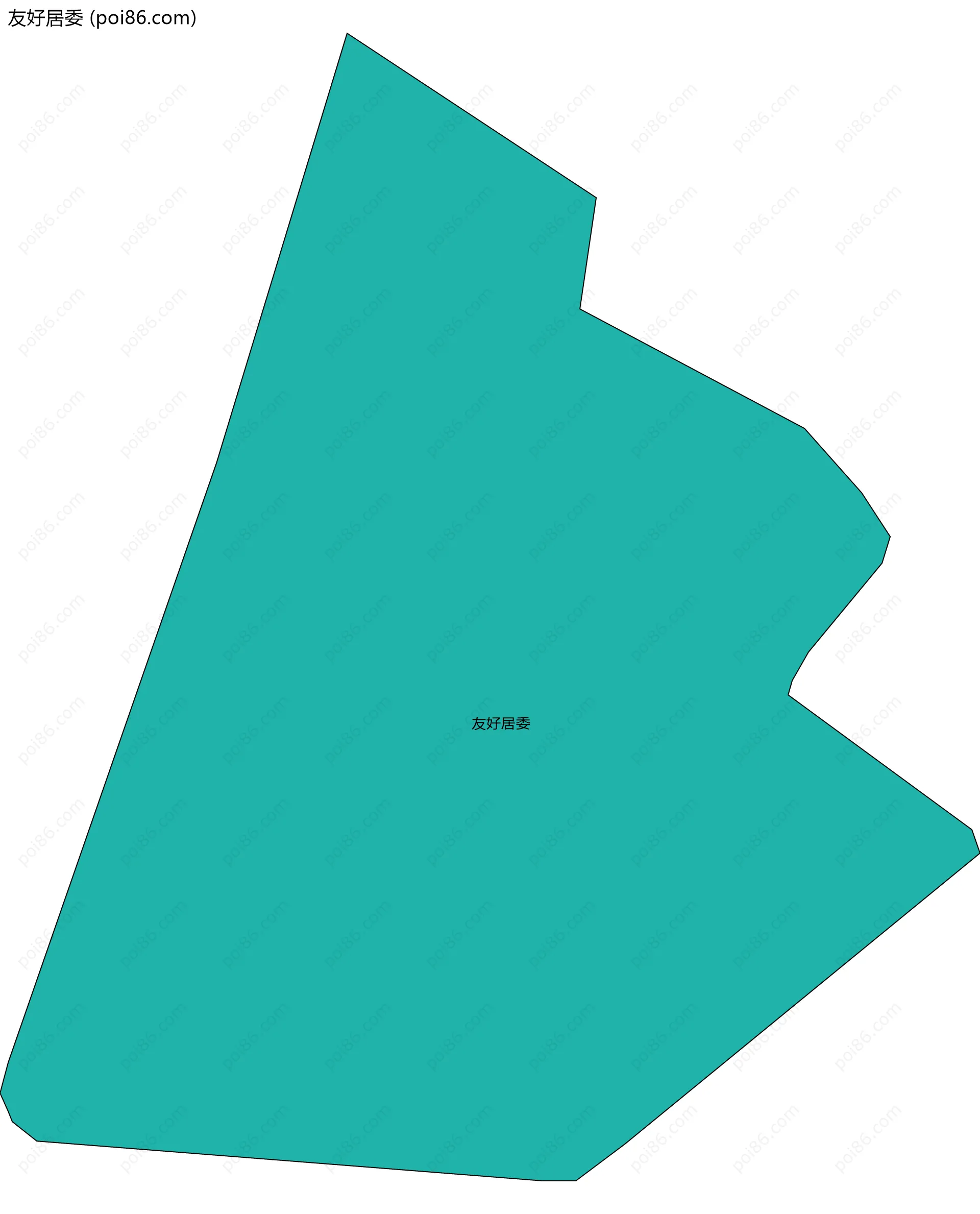 友好居委边界地图