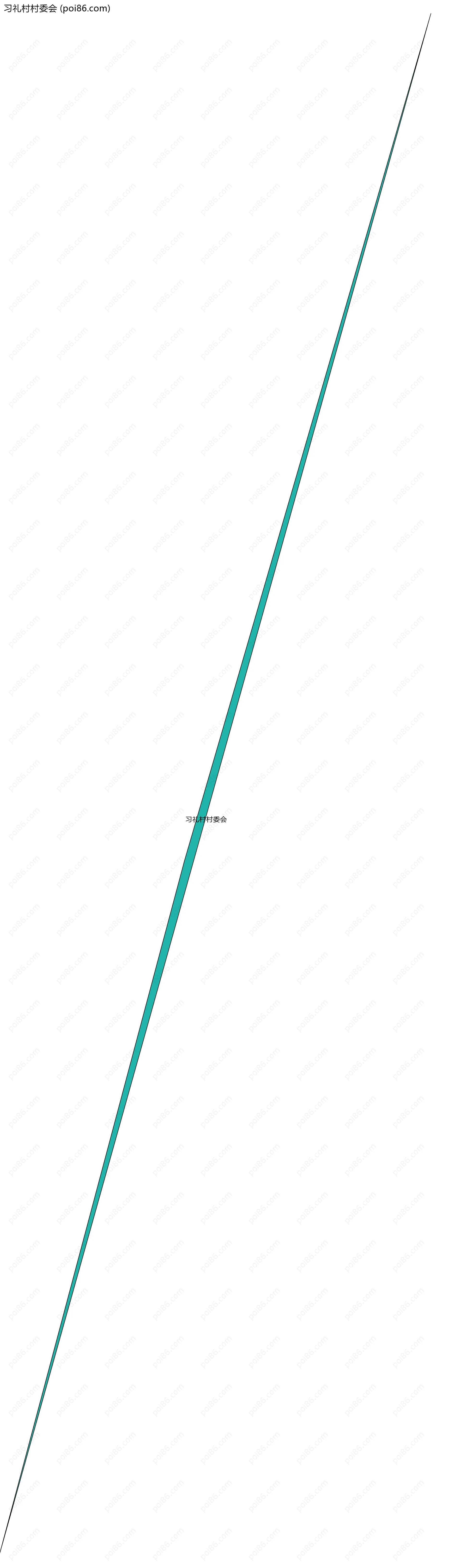 习礼村村委会边界地图