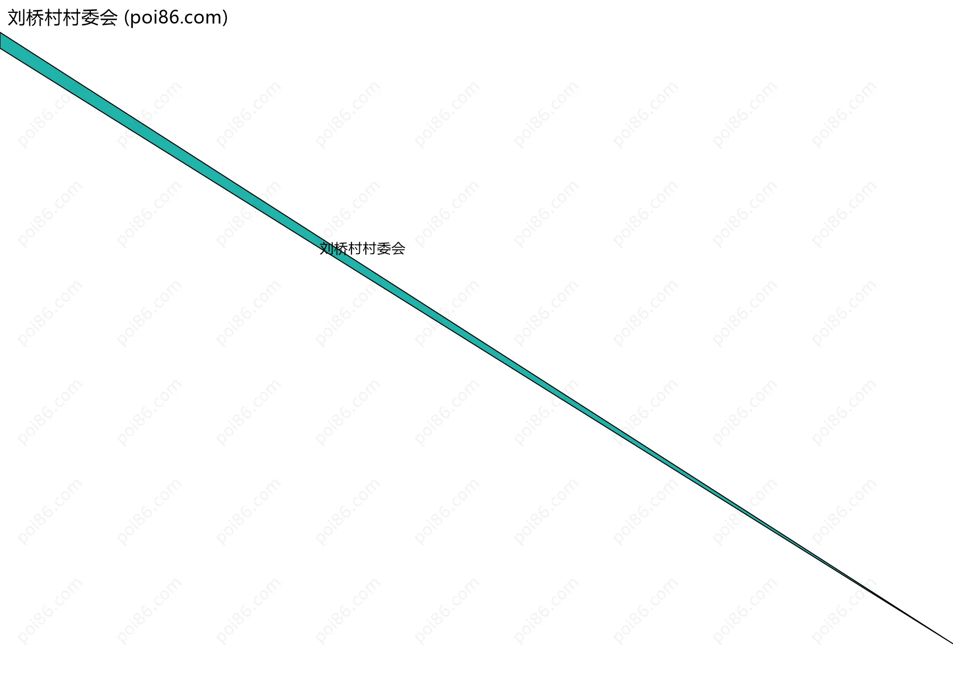 刘桥村村委会边界地图