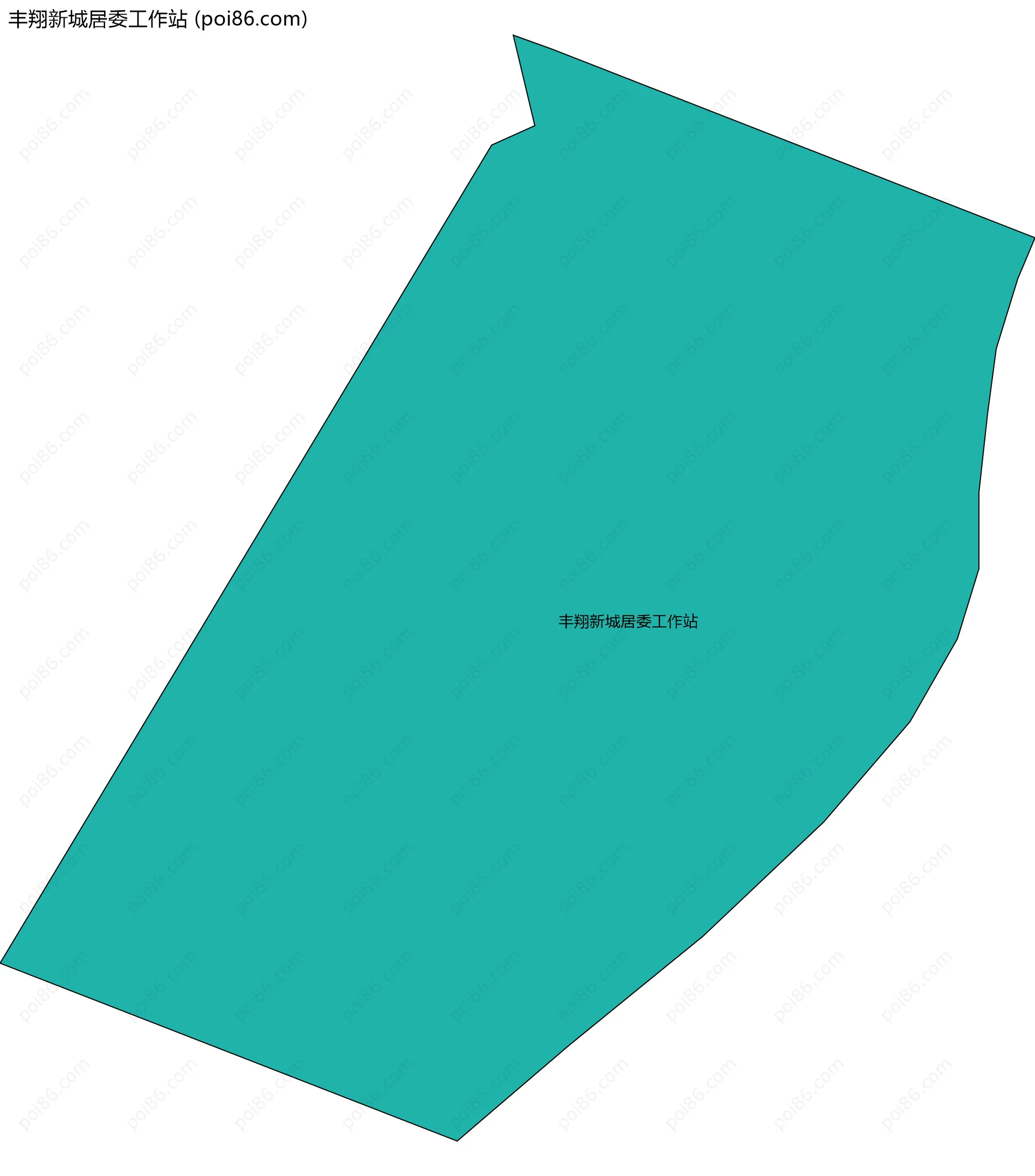 丰翔新城居委工作站边界地图