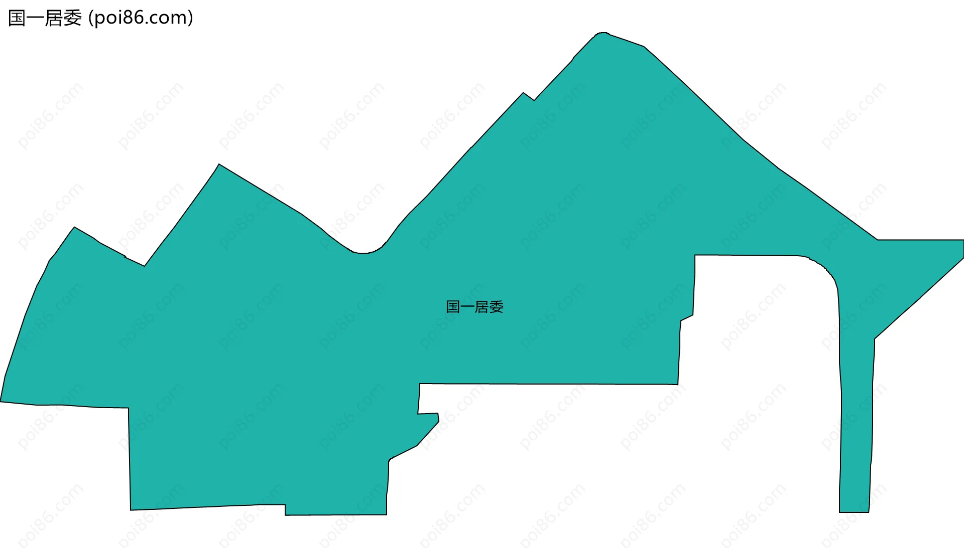 国一居委边界地图