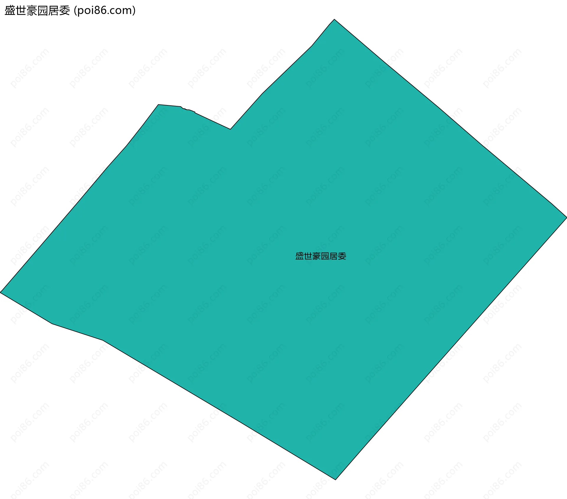 盛世豪园居委边界地图