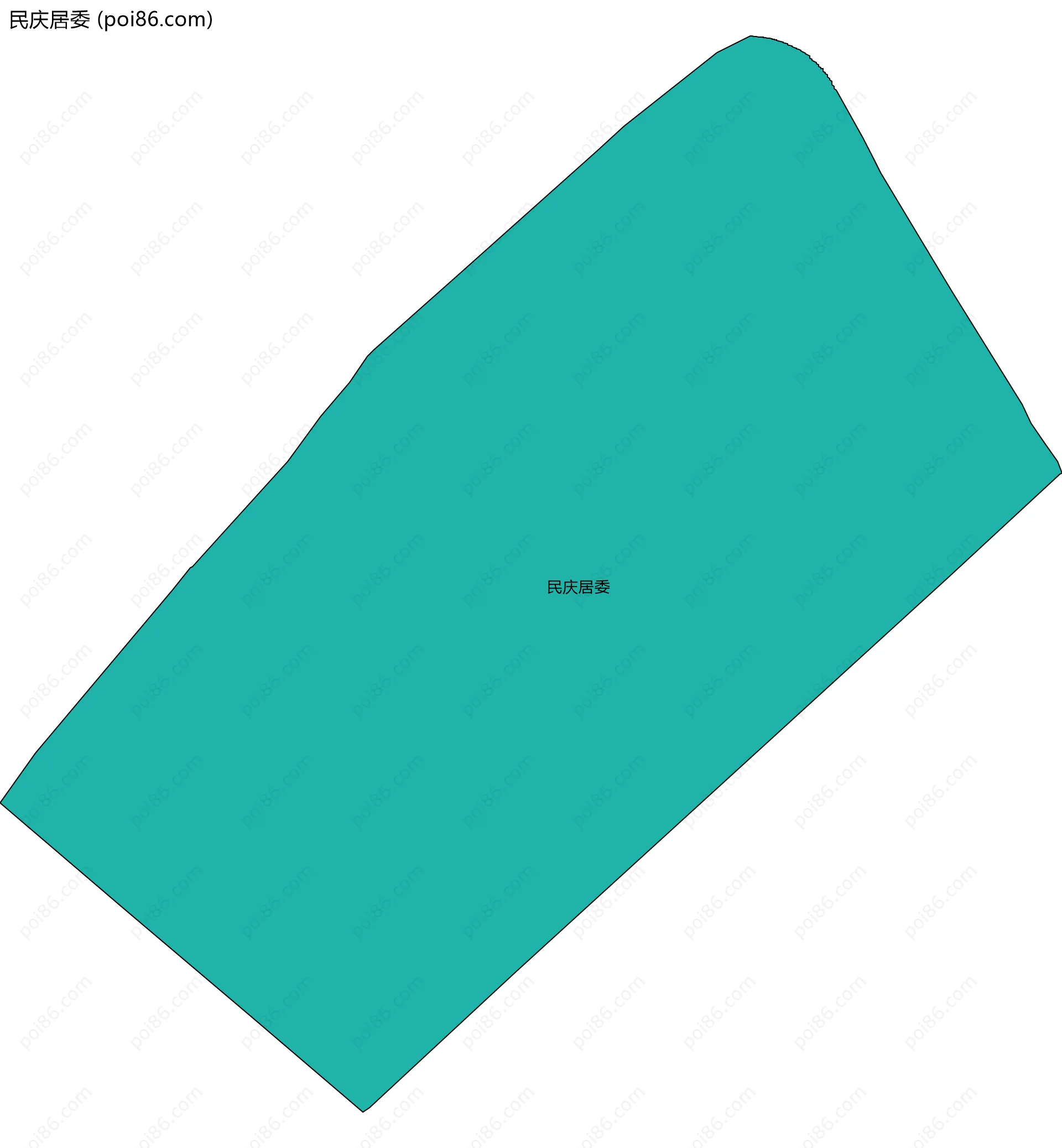 民庆居委边界地图