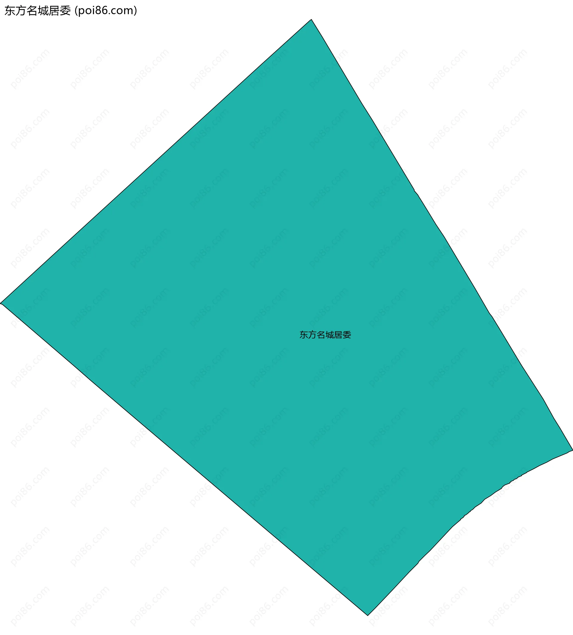 东方名城居委边界地图