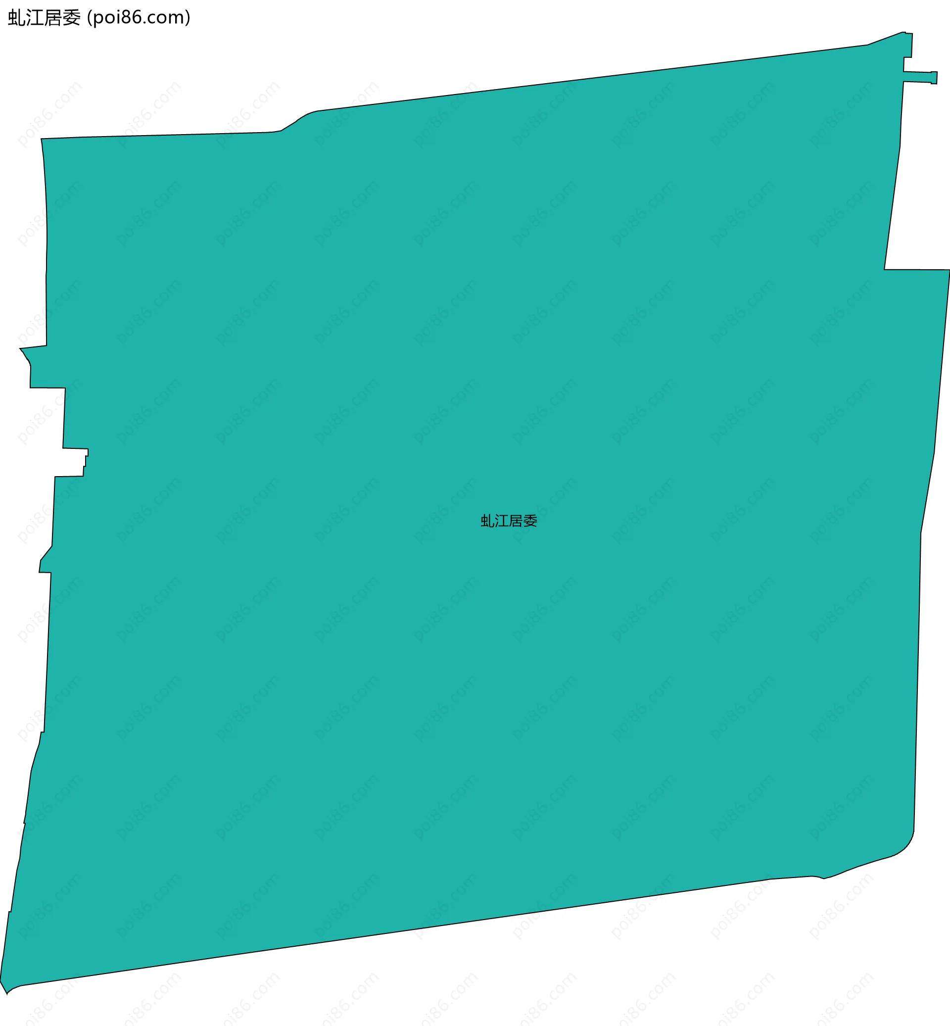 虬江居委边界地图