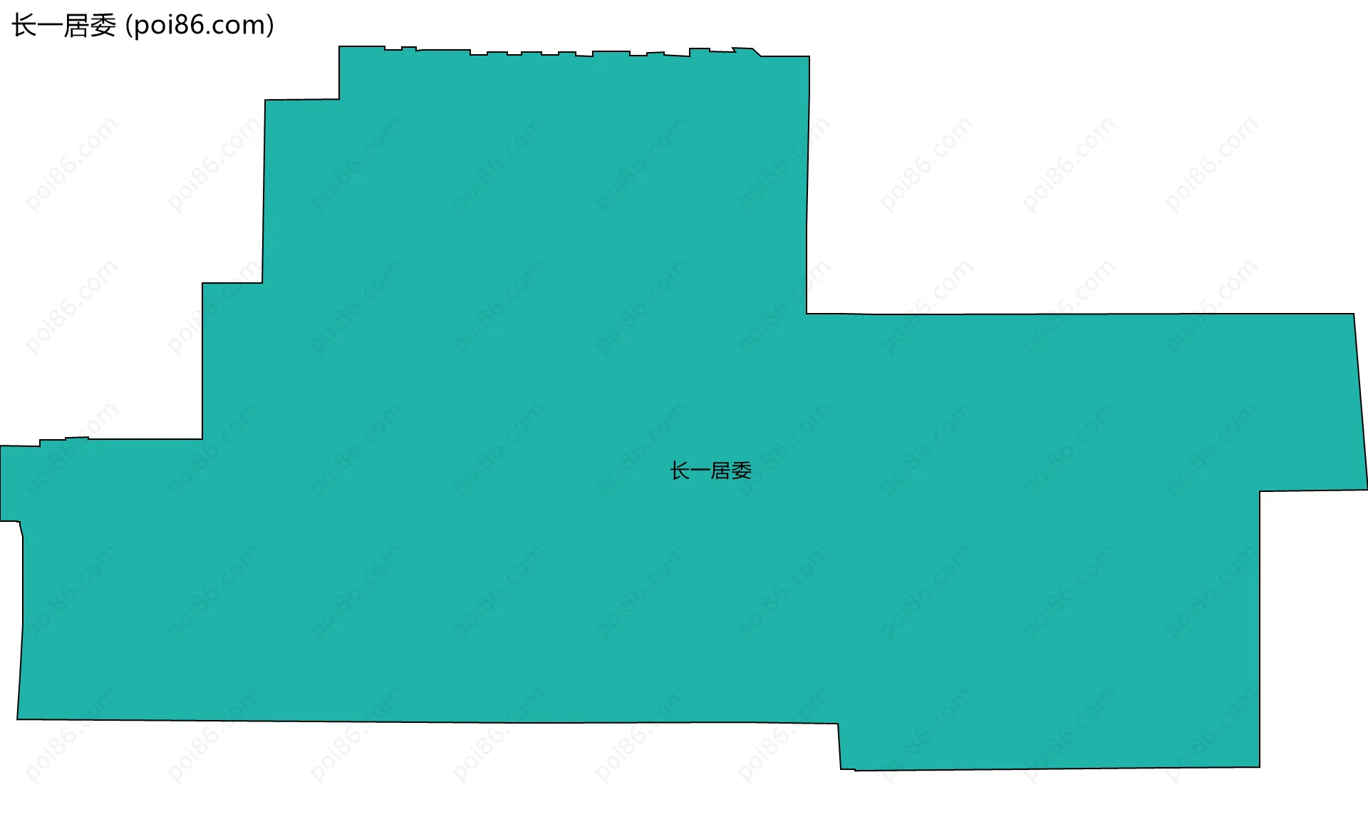 长一居委边界地图