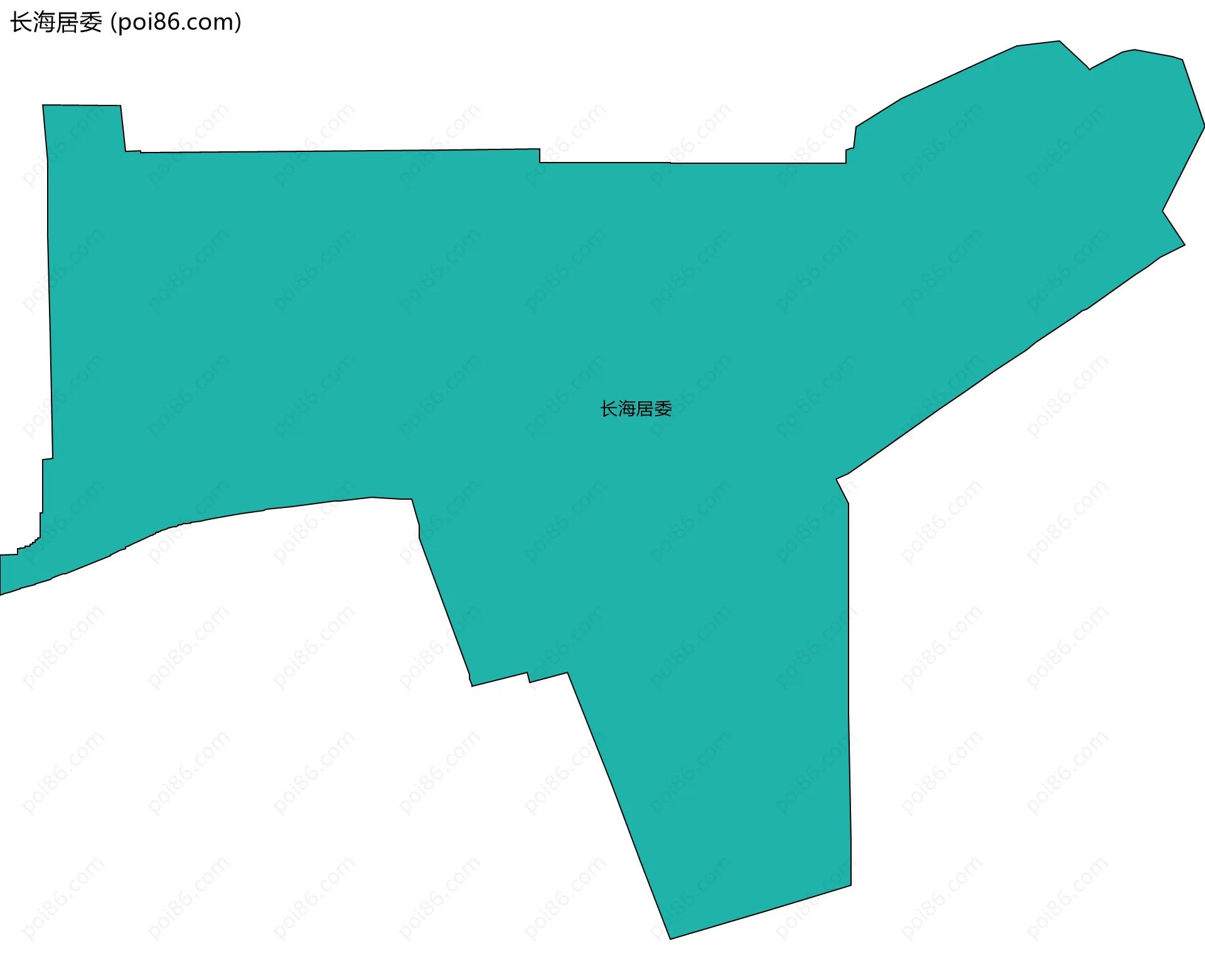 长海居委边界地图