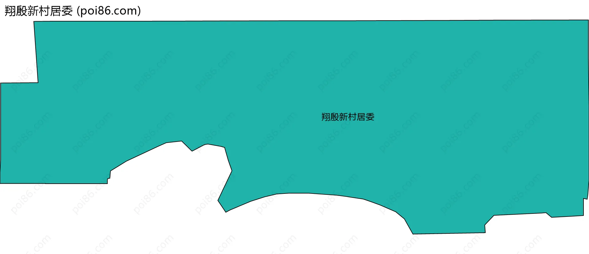 翔殷新村居委边界地图