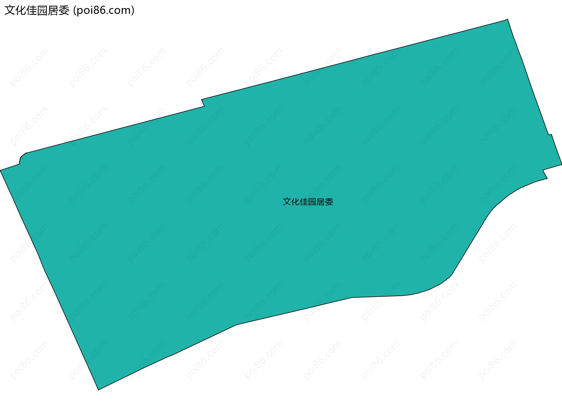 文化佳园居委边界地图