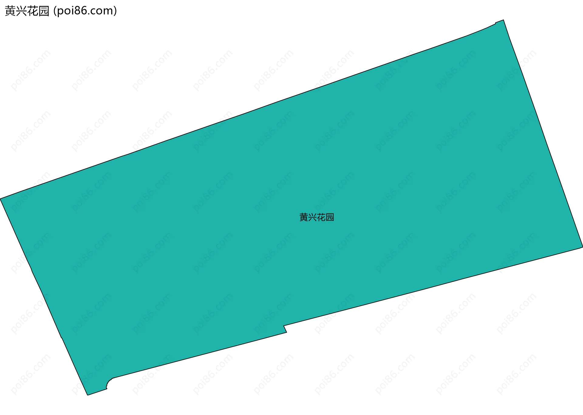 黄兴花园边界地图