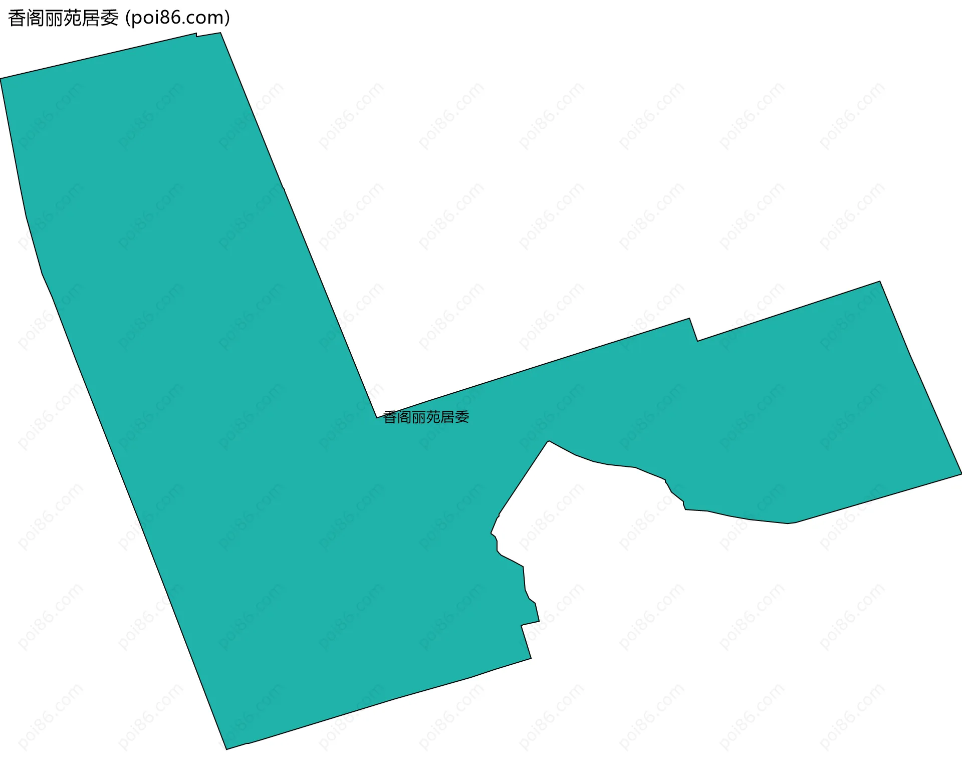 香阁丽苑居委边界地图