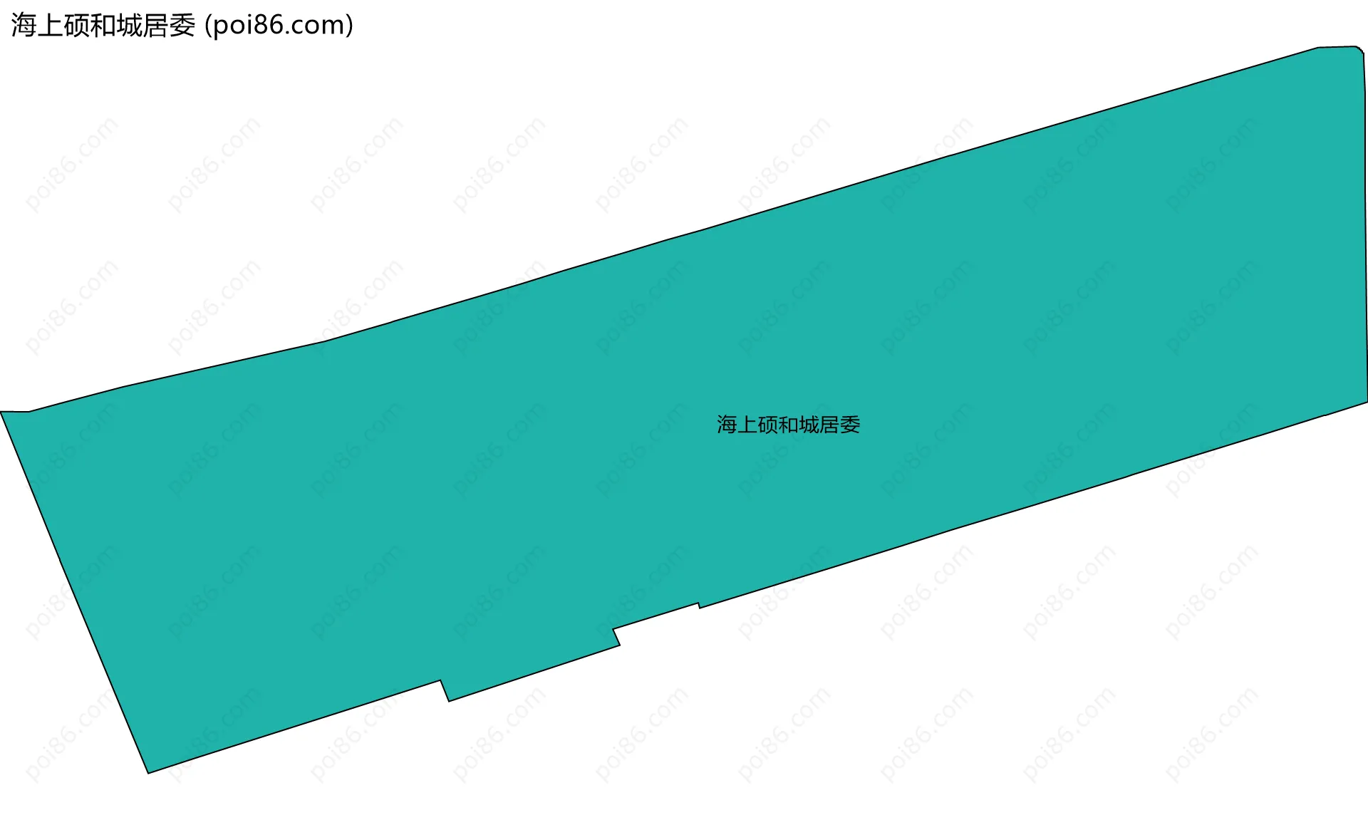 海上硕和城居委边界地图