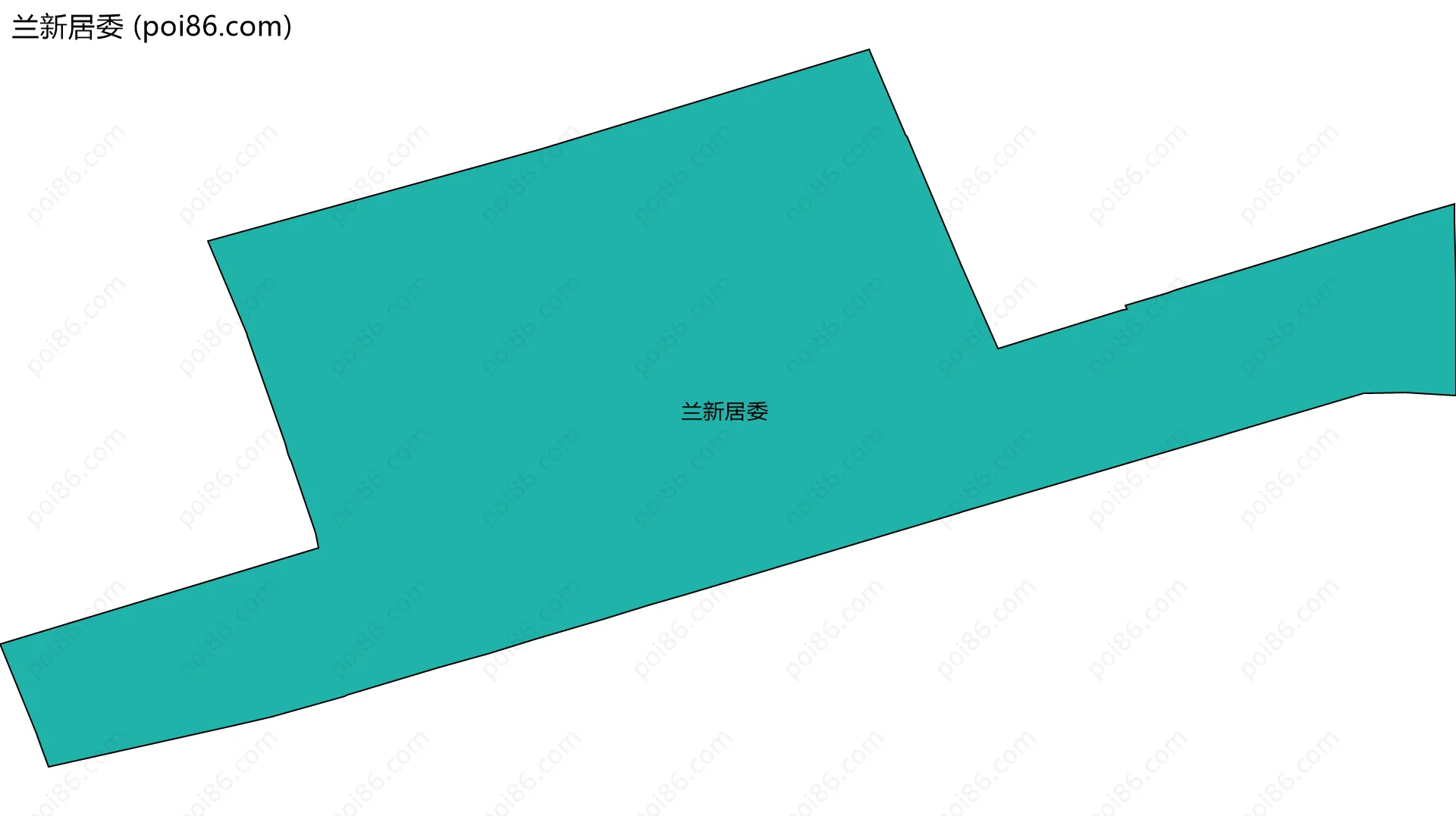 兰新居委边界地图