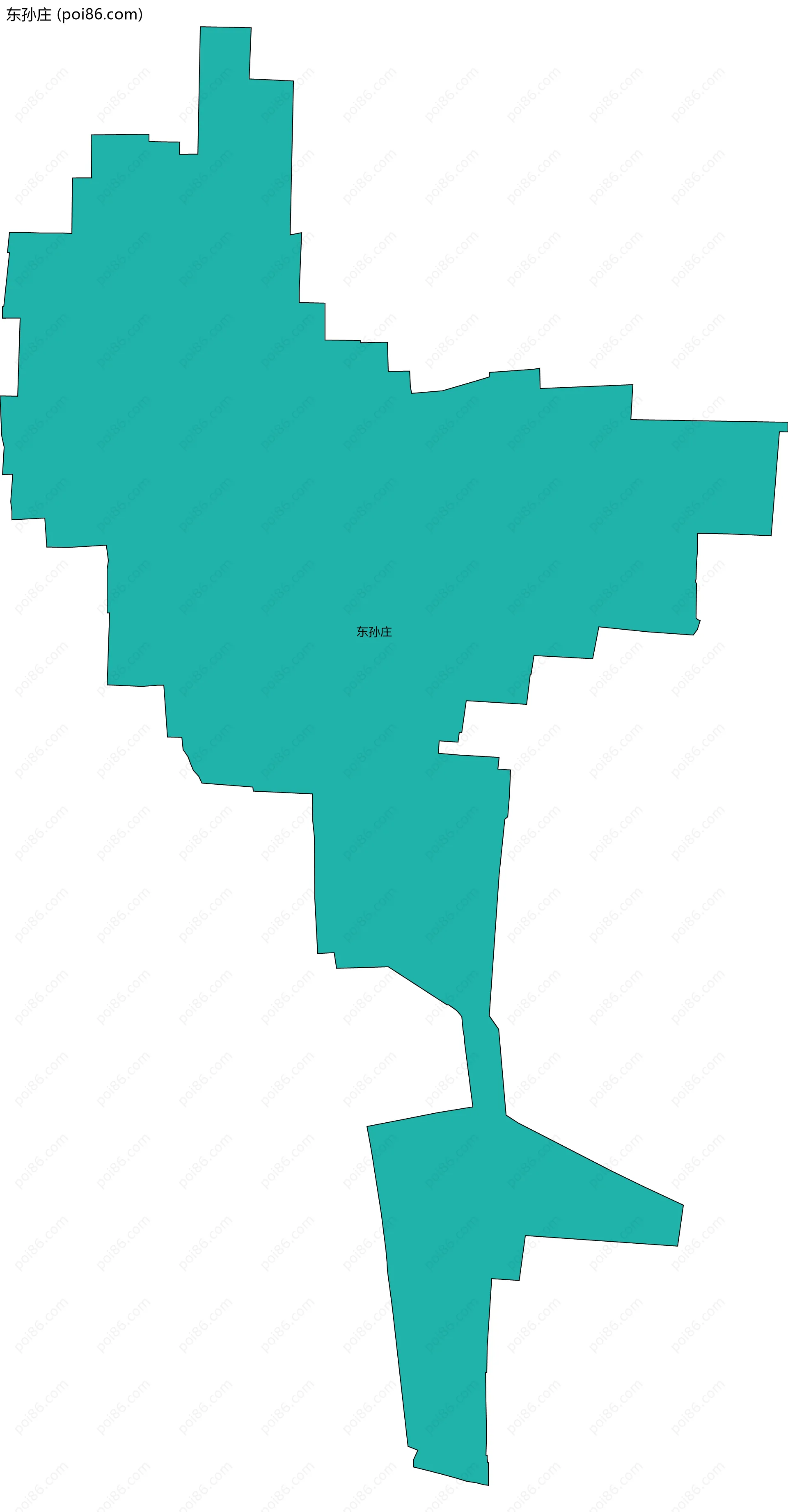 东孙庄边界地图