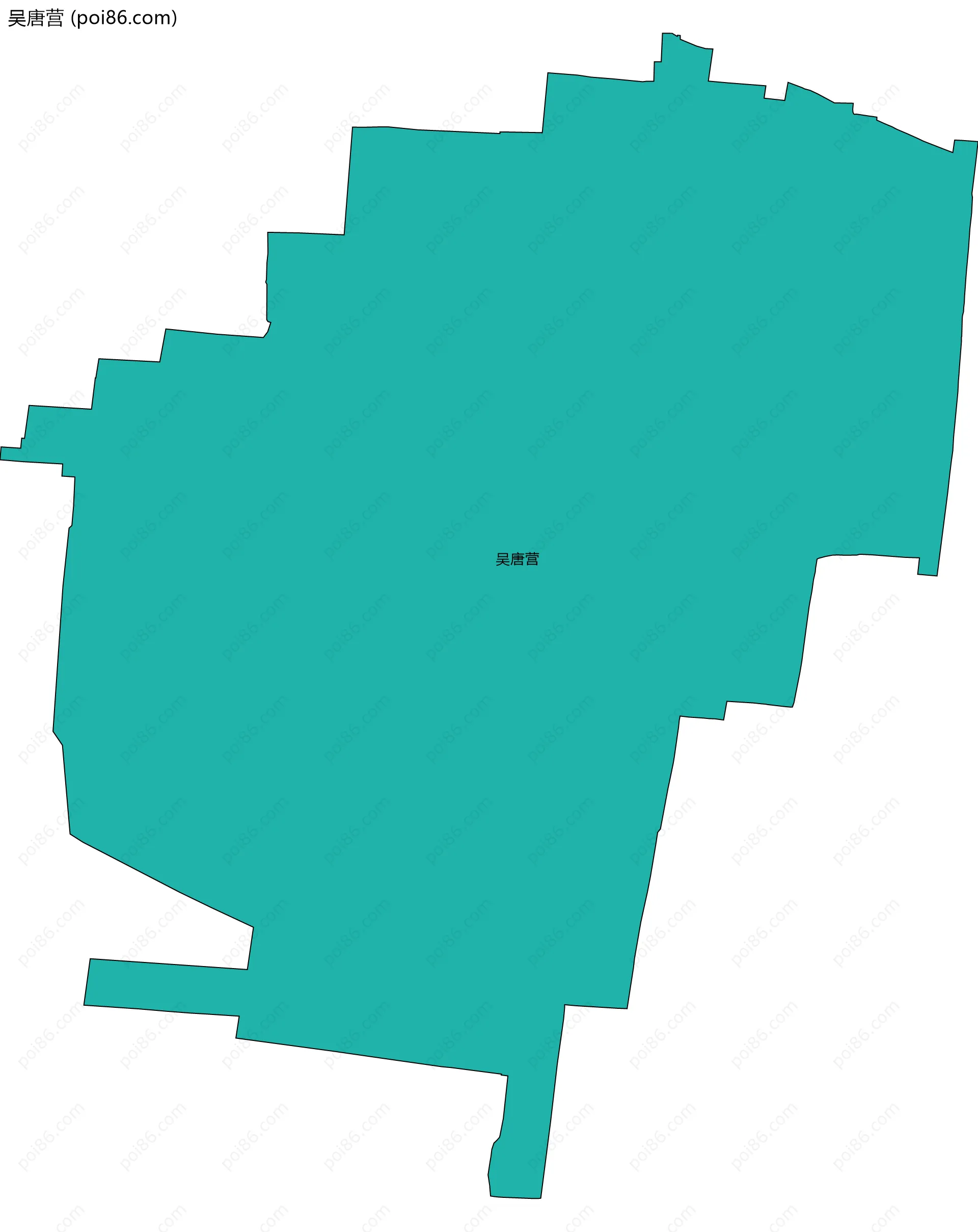 吴唐营边界地图