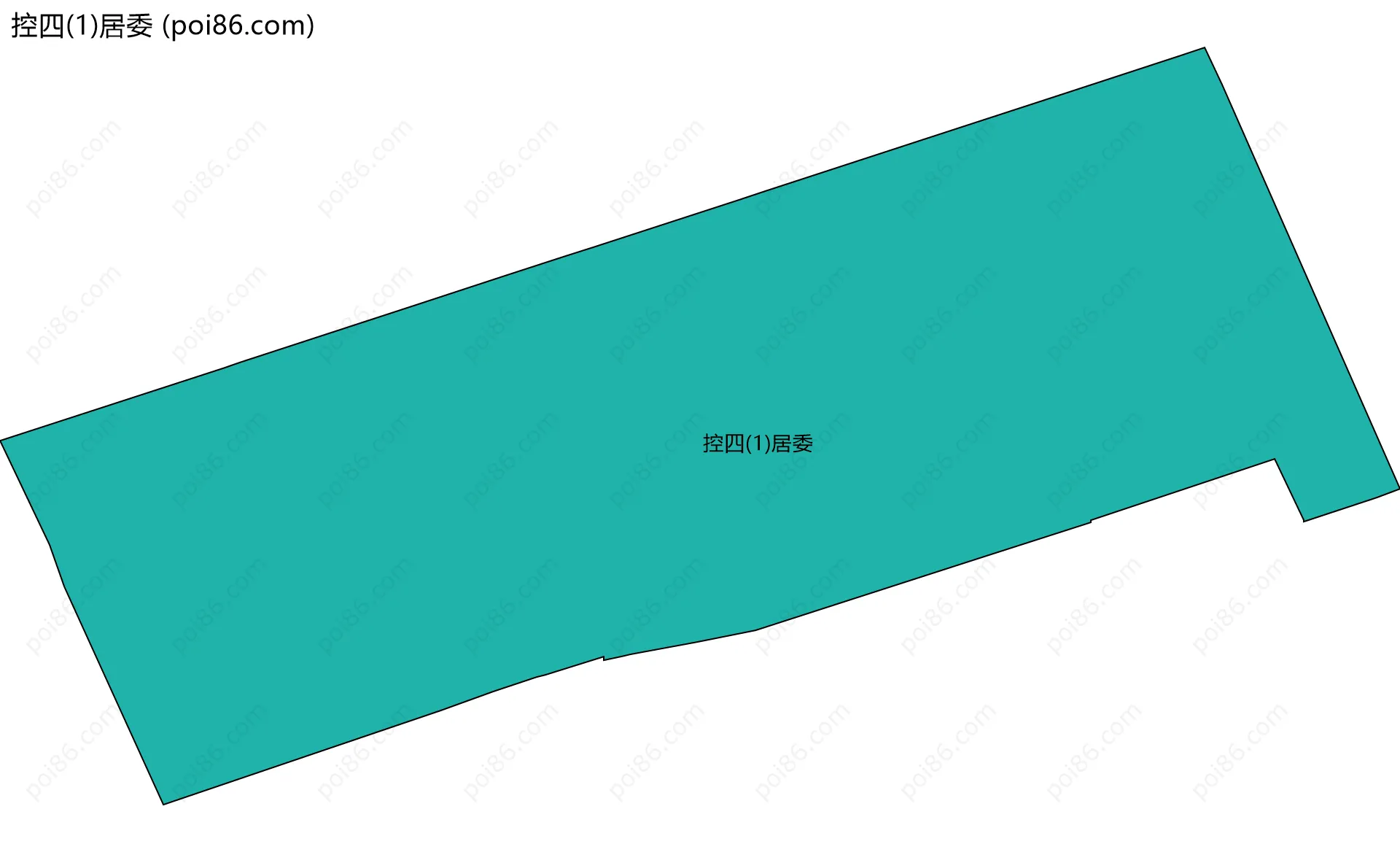 控四(1)居委边界地图