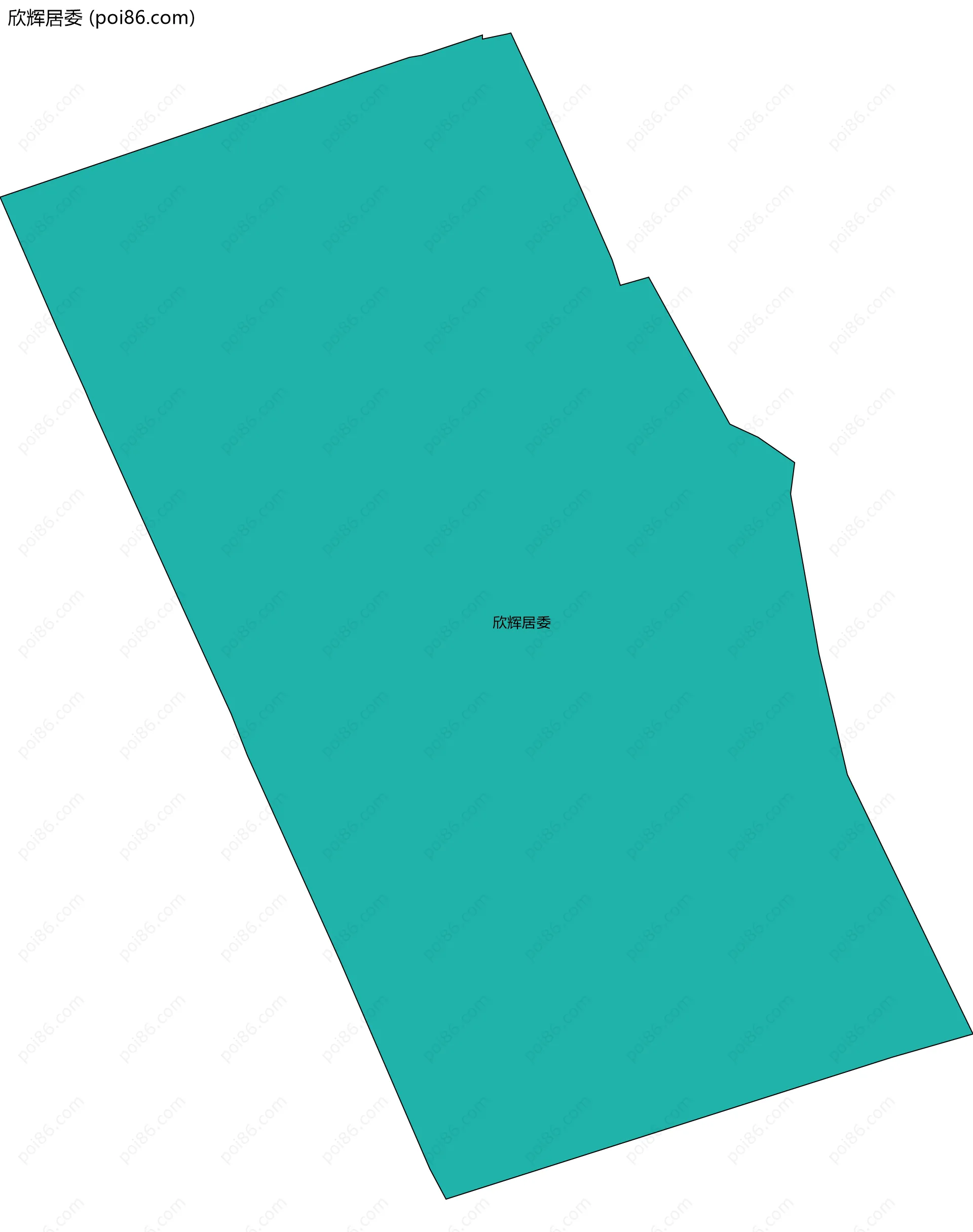 欣辉居委边界地图