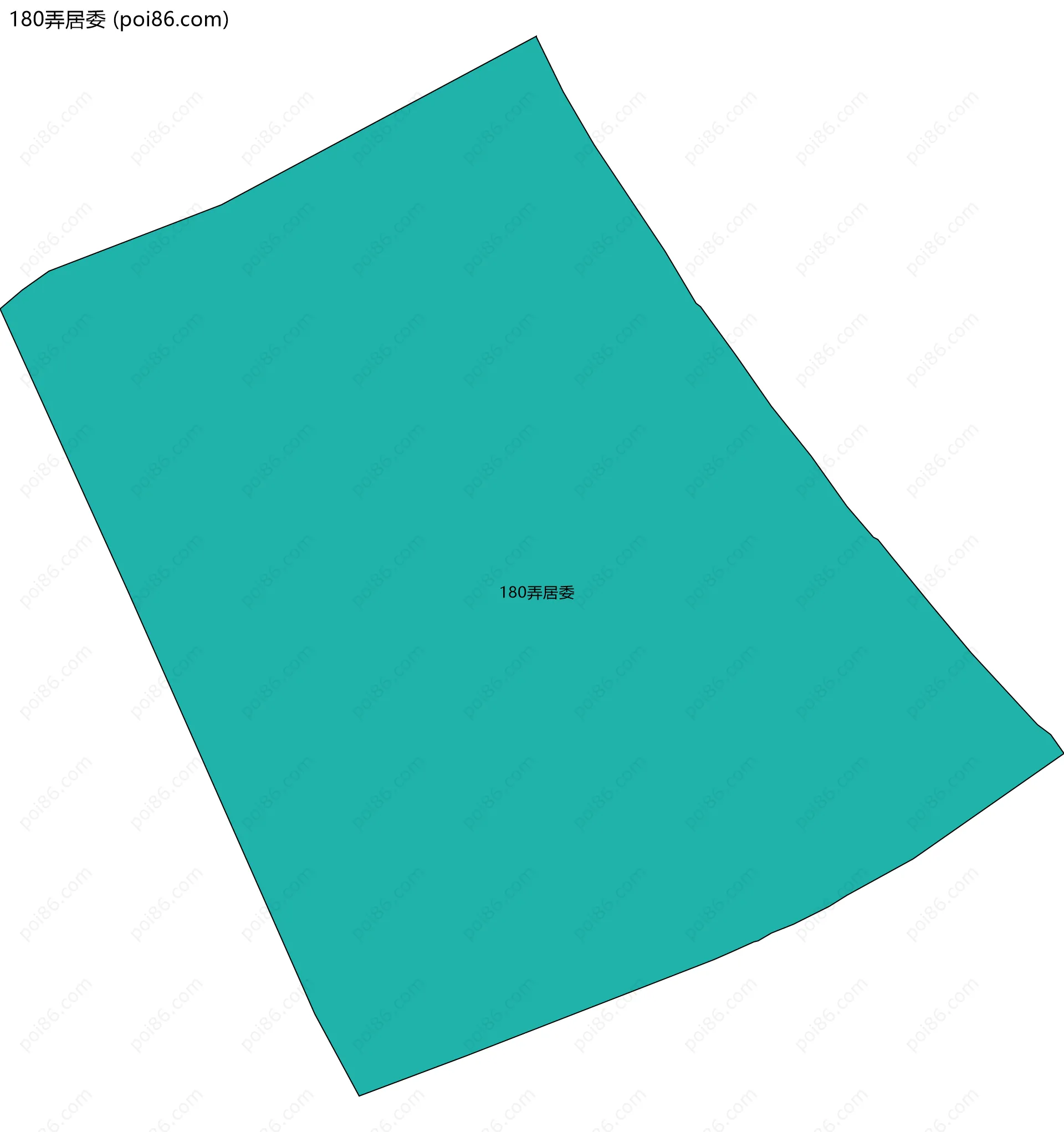 180弄居委边界地图