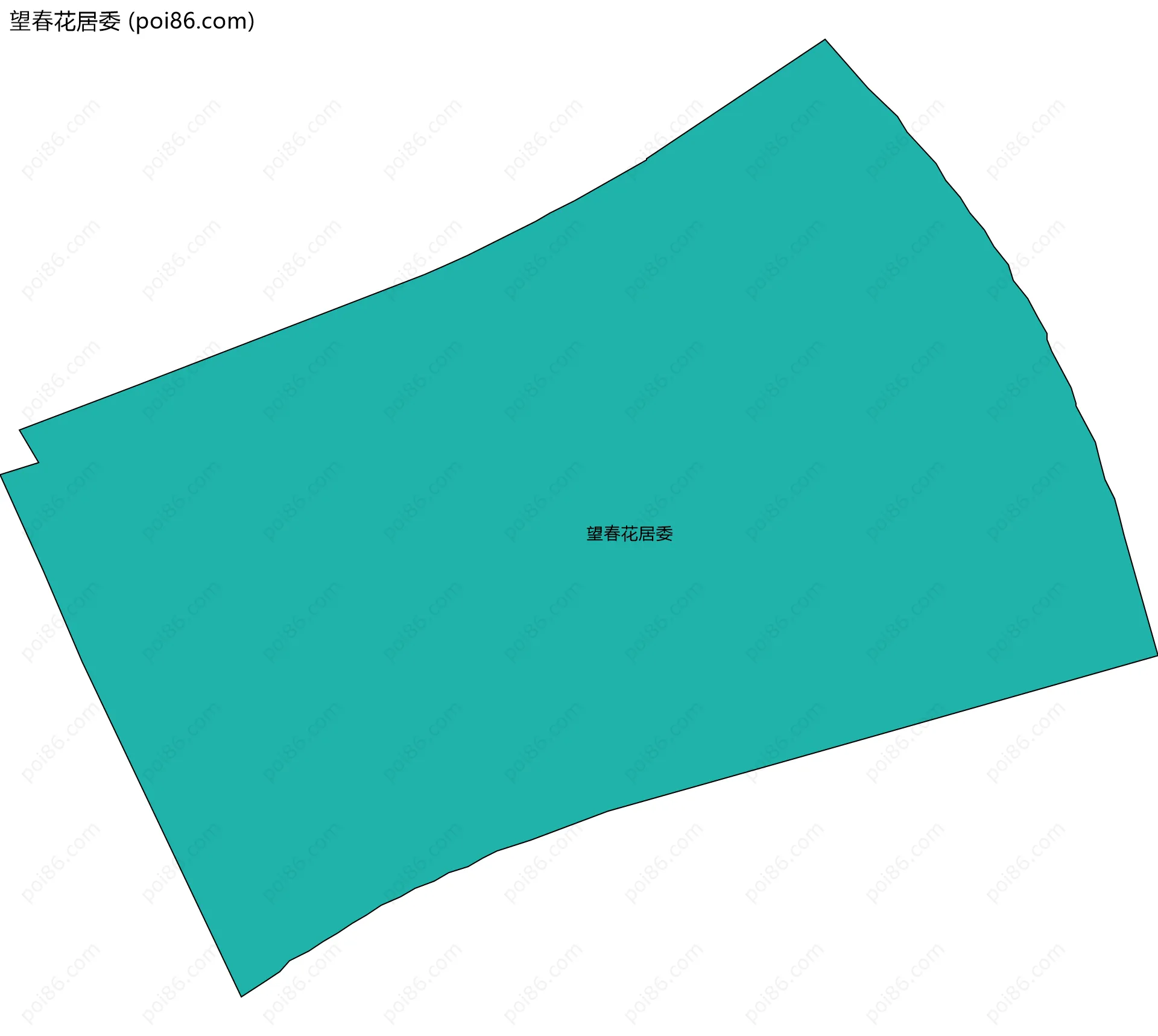 望春花居委边界地图