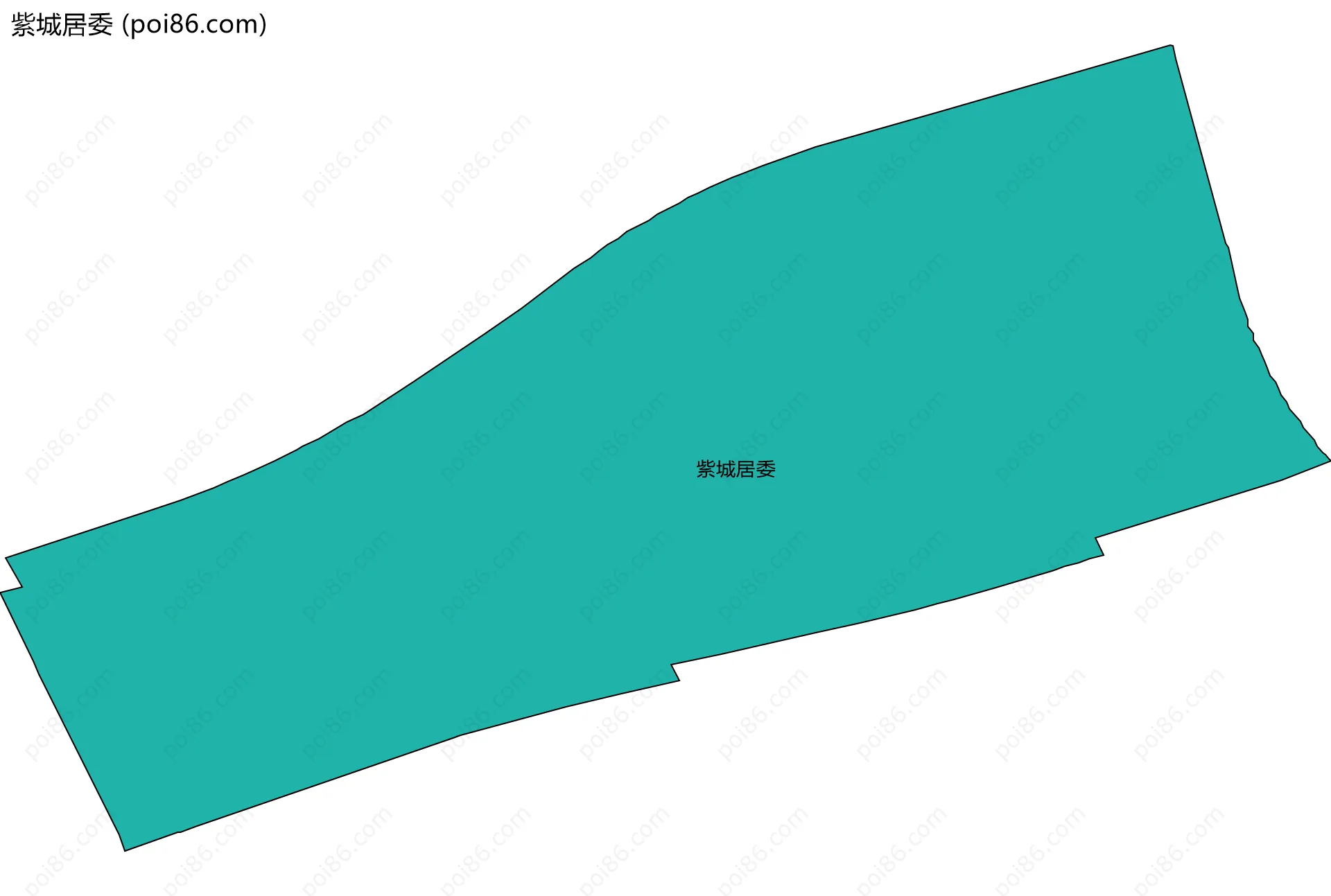 紫城居委边界地图