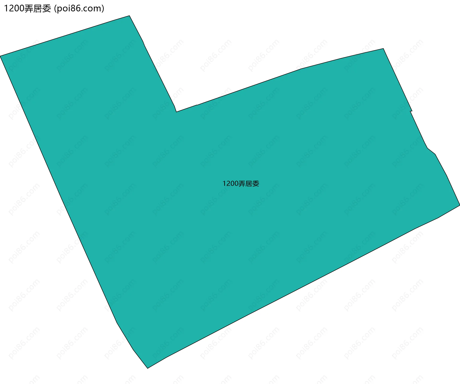1200弄居委边界地图