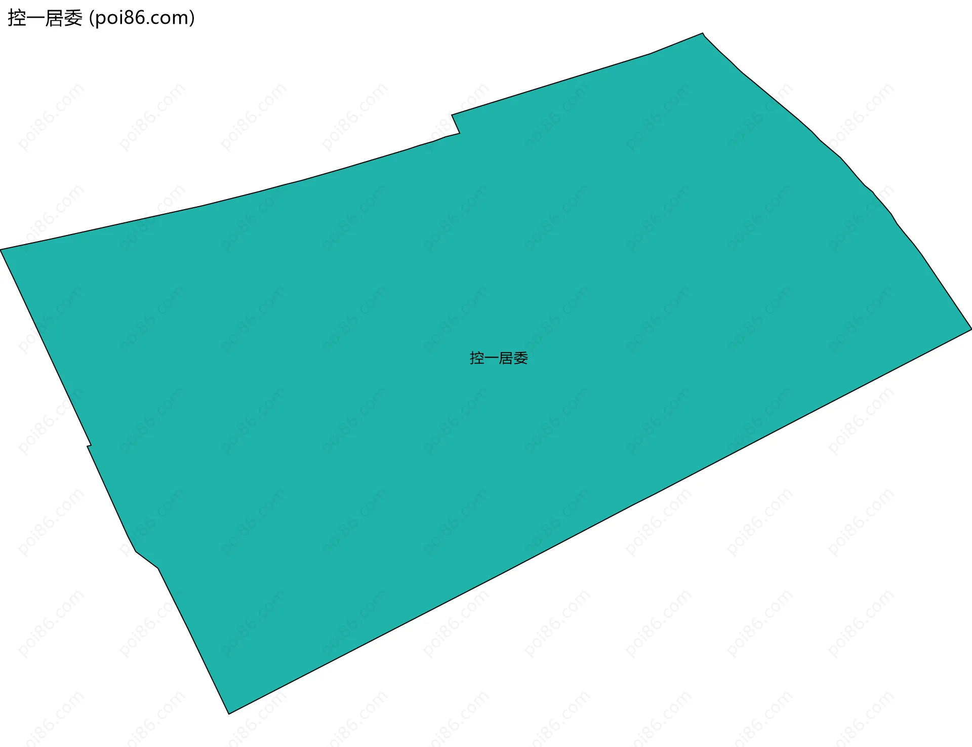 控一居委边界地图