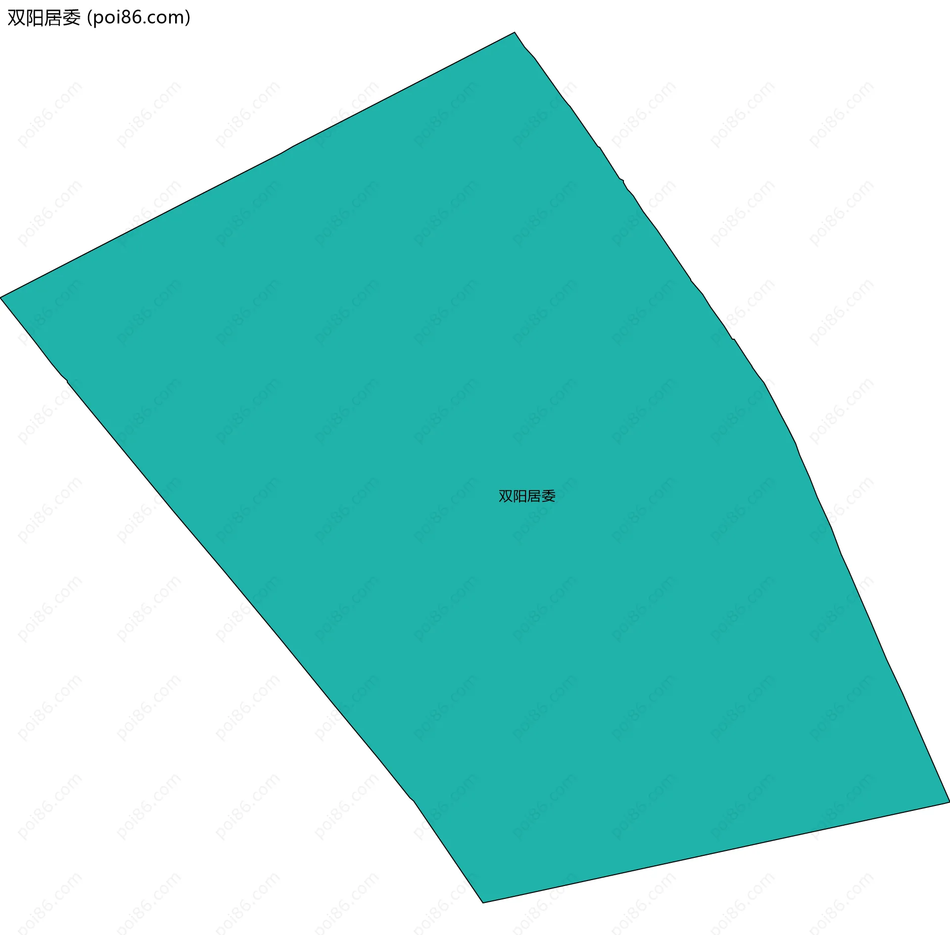 双阳居委边界地图