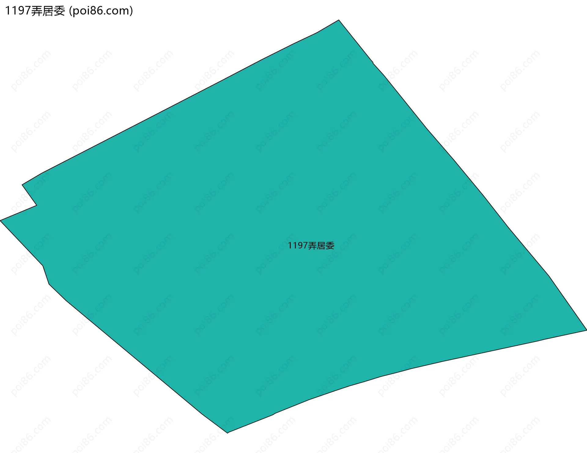 1197弄居委边界地图