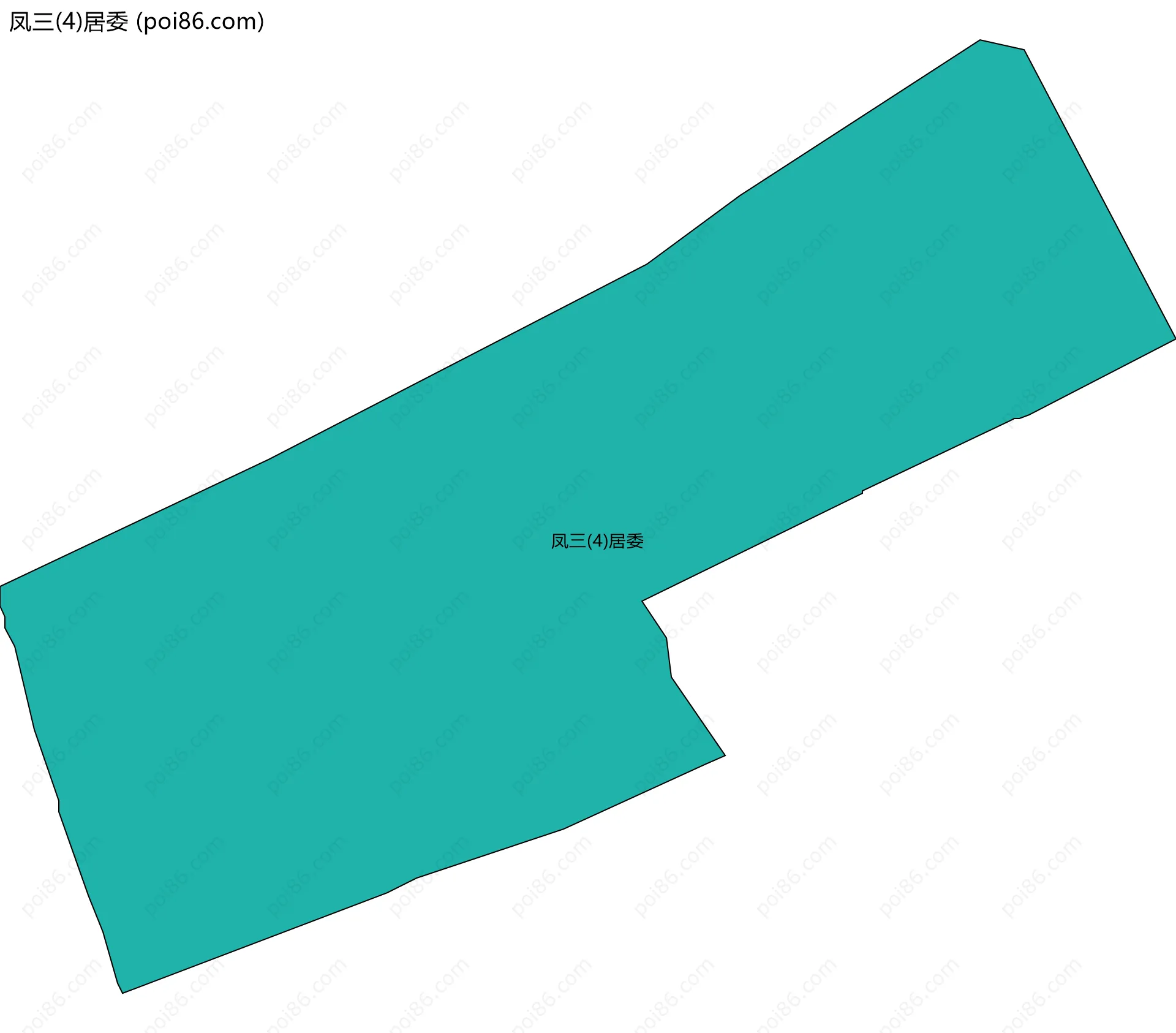 凤三(4)居委边界地图