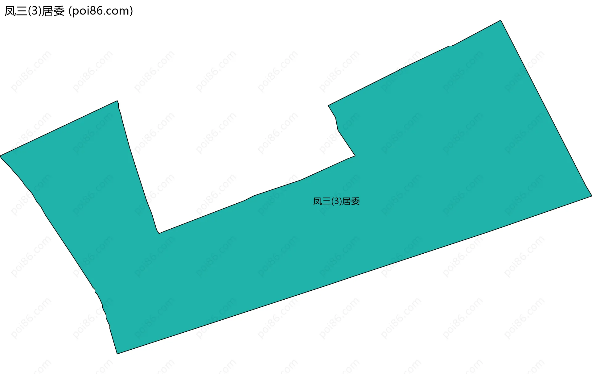 凤三(3)居委边界地图
