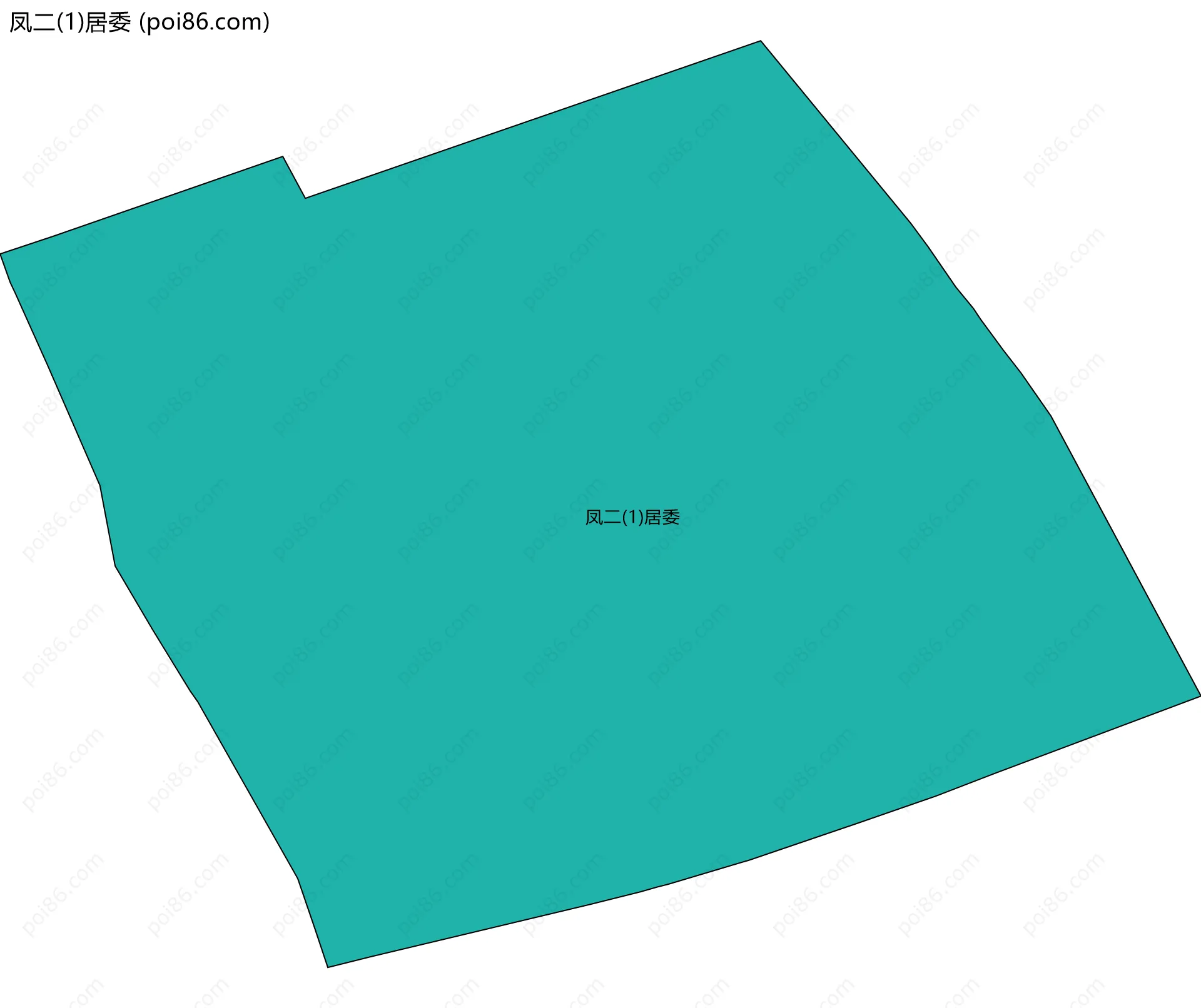 凤二(1)居委边界地图