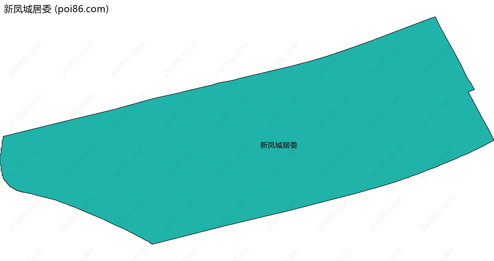 新凤城居委边界地图