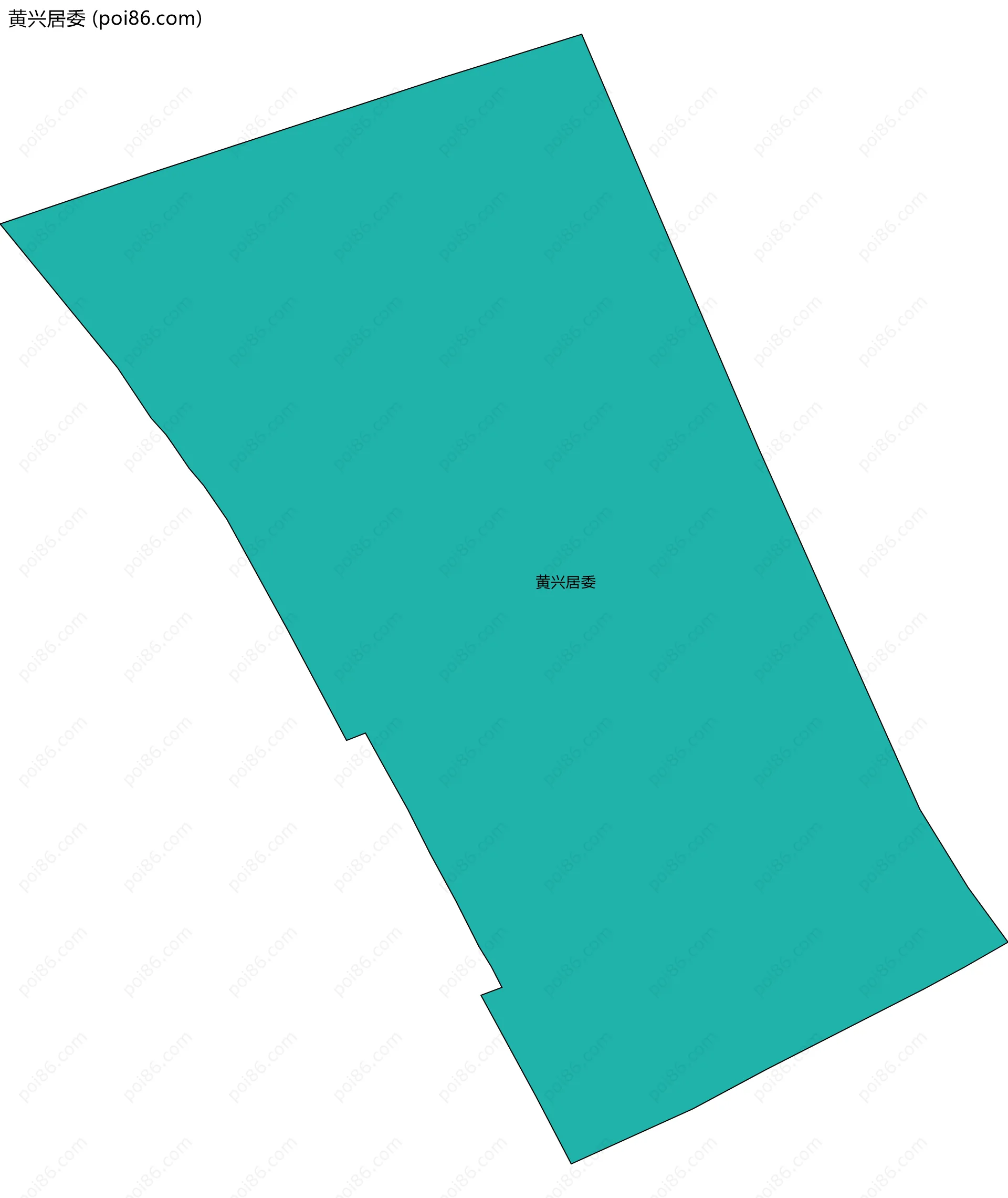 黄兴居委边界地图