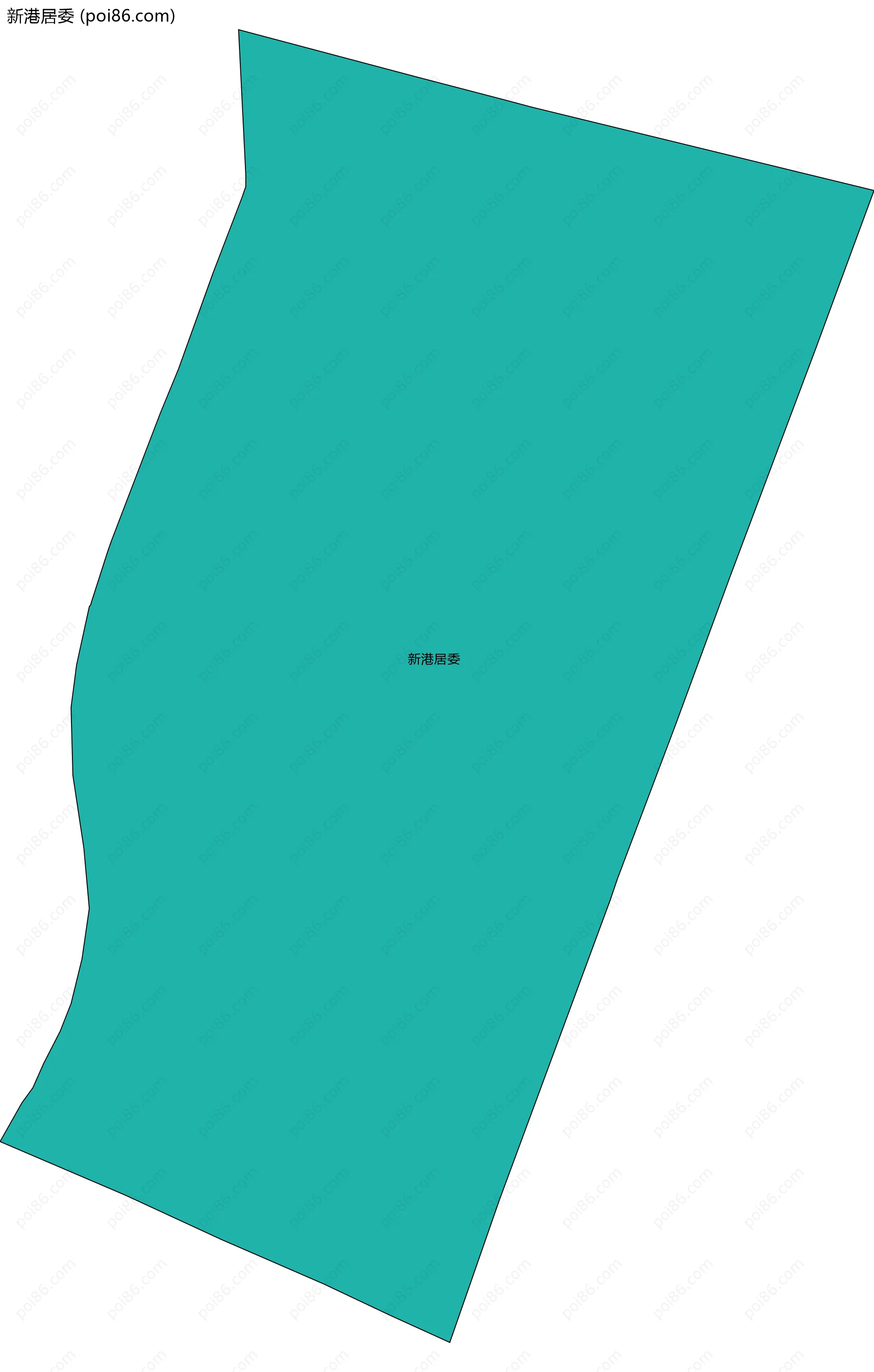 新港居委边界地图