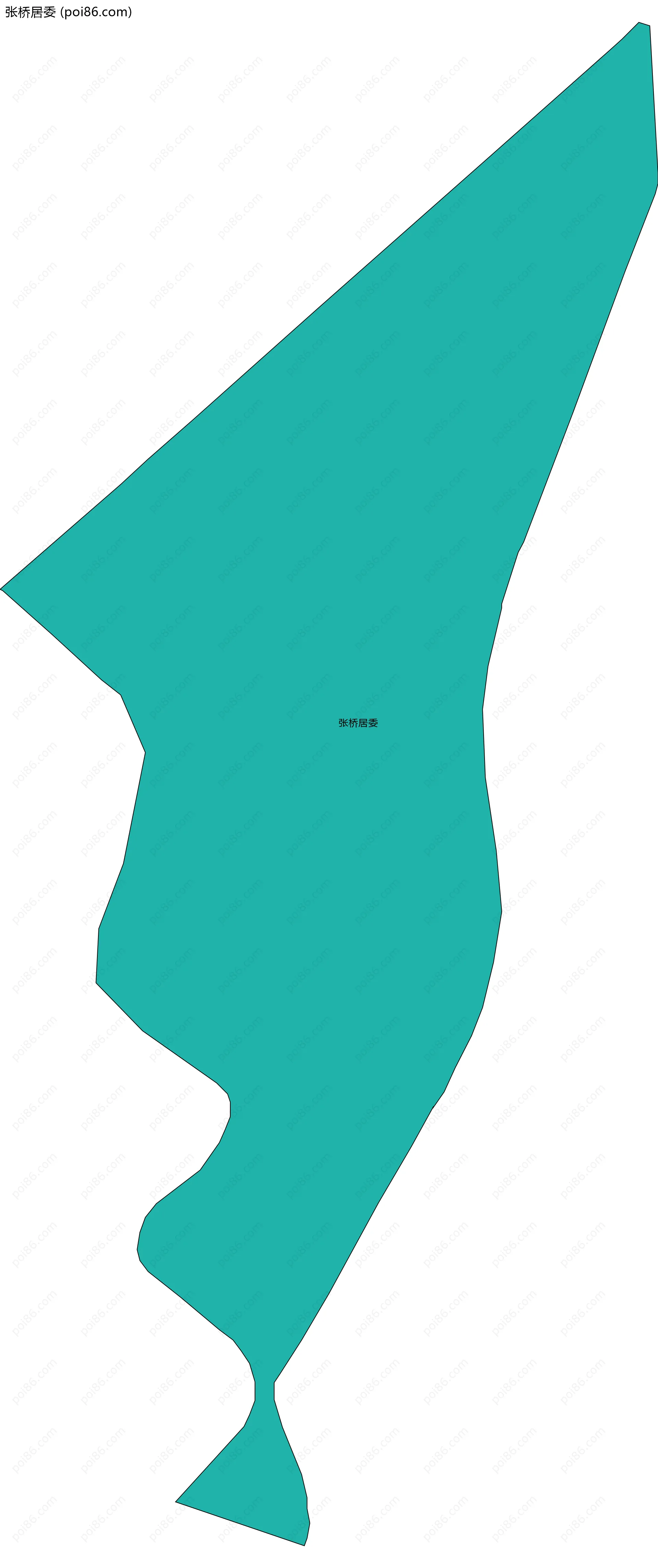 张桥居委边界地图