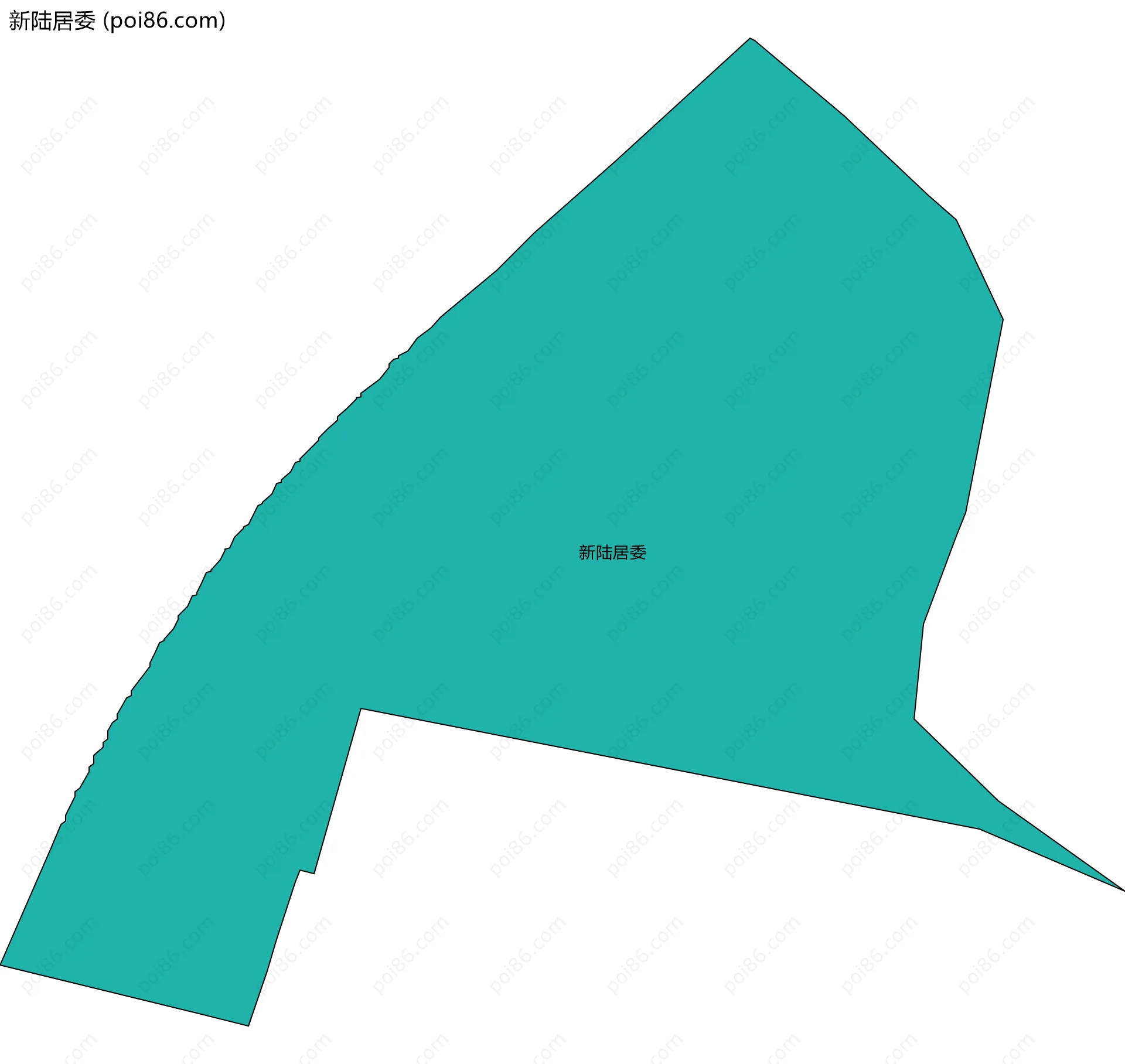 新陆居委边界地图