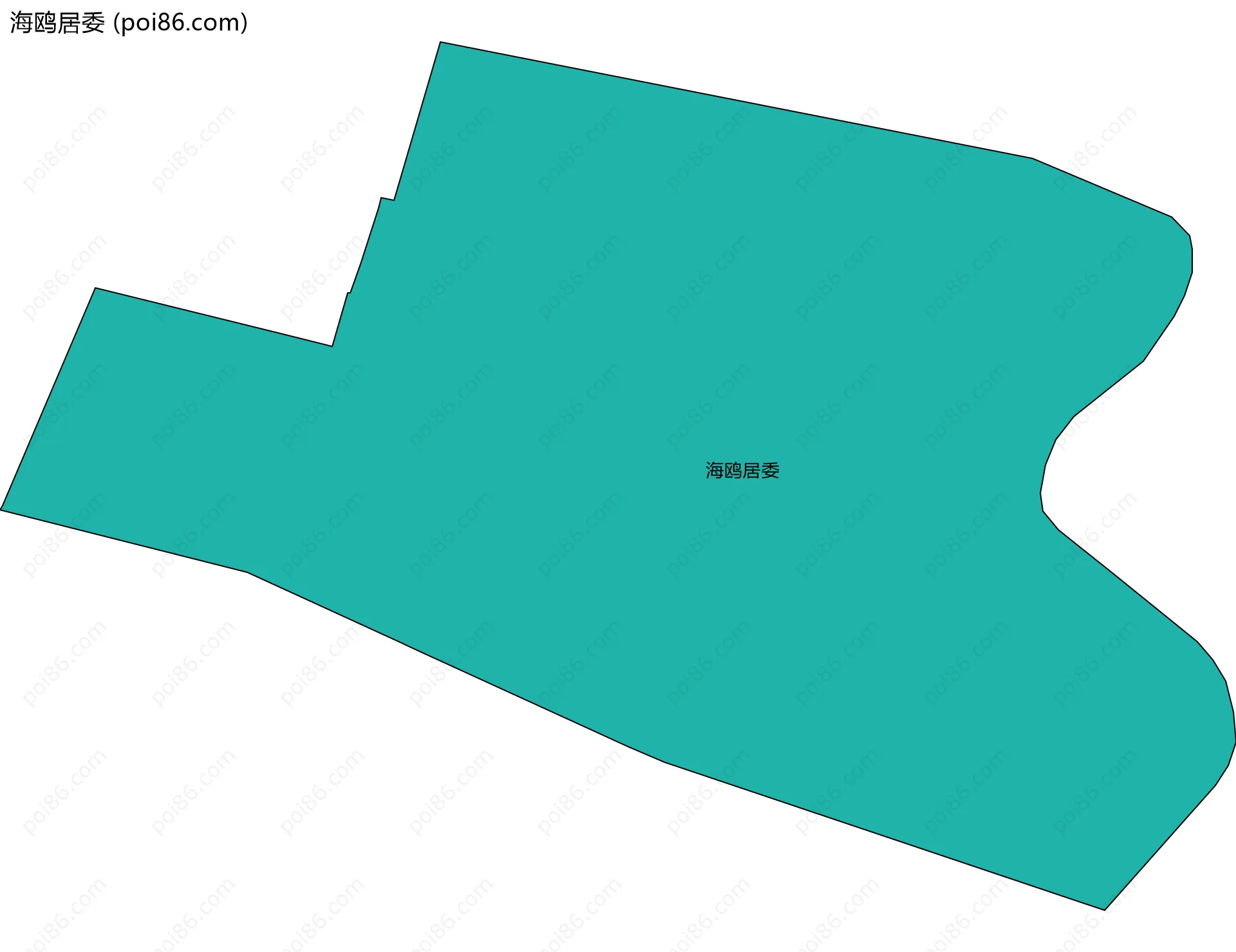 海鸥居委边界地图