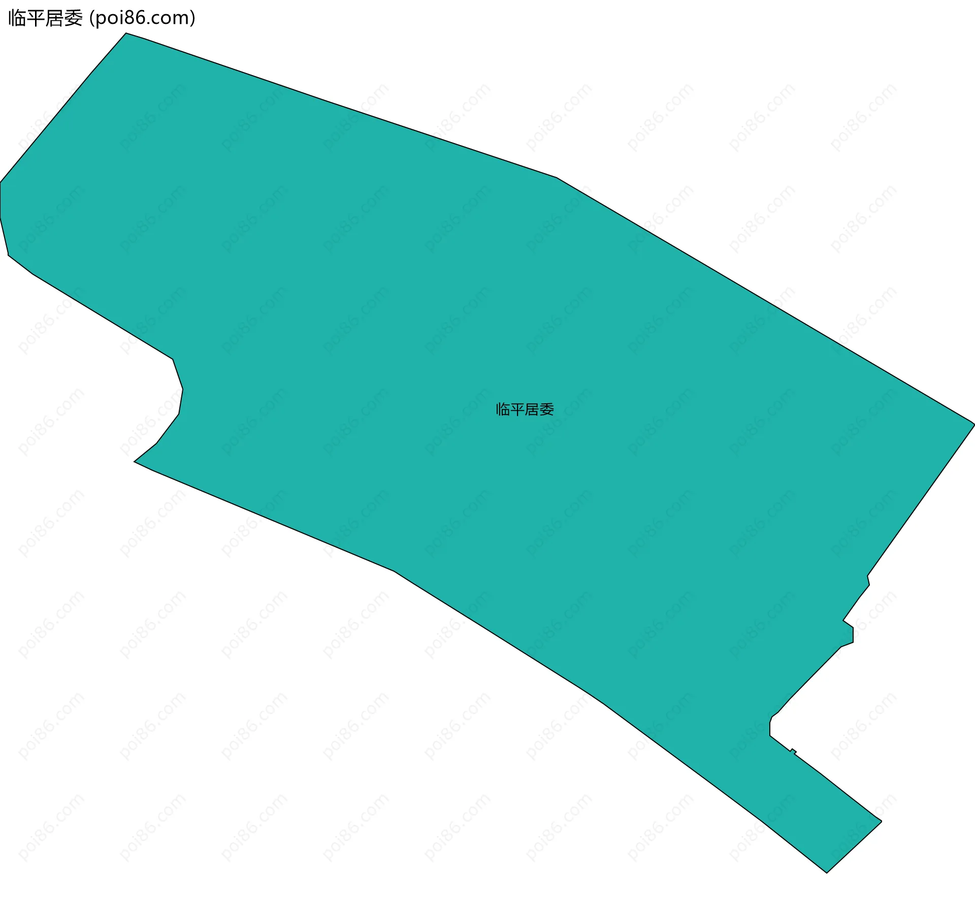 临平居委边界地图