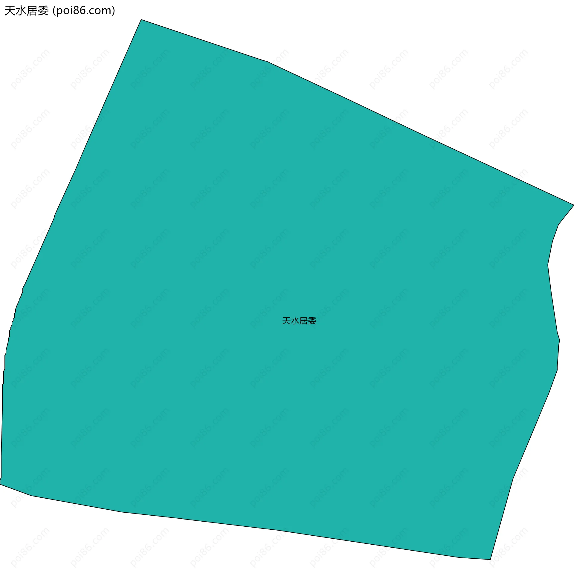 天水居委边界地图