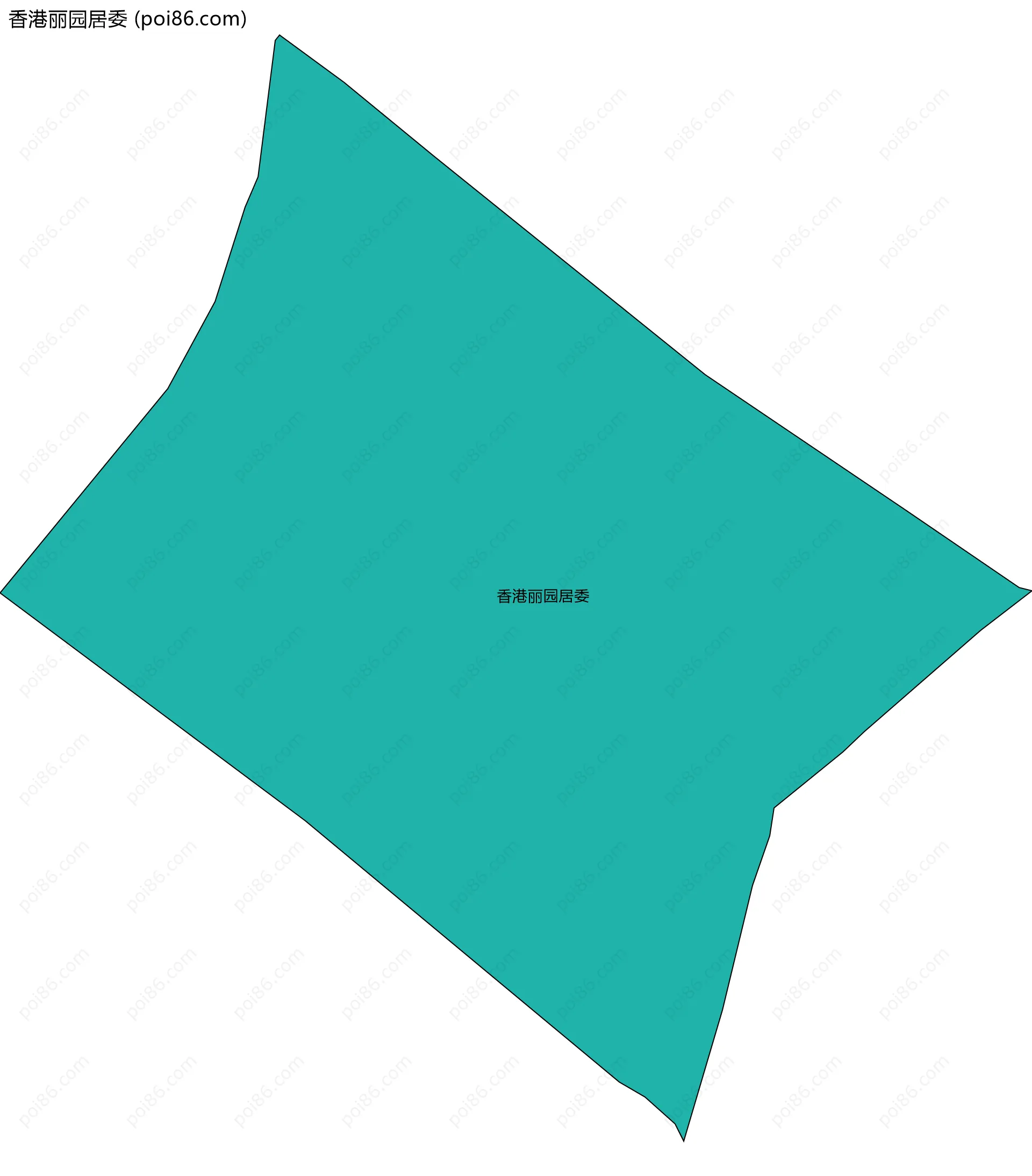 香港丽园居委边界地图