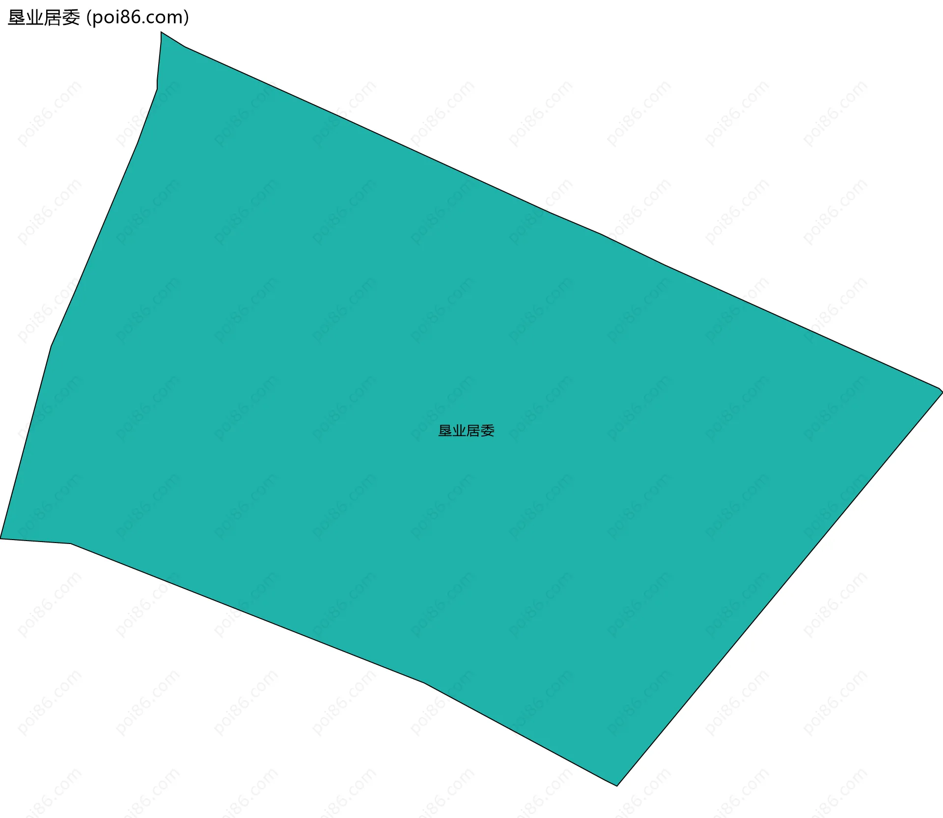 垦业居委边界地图